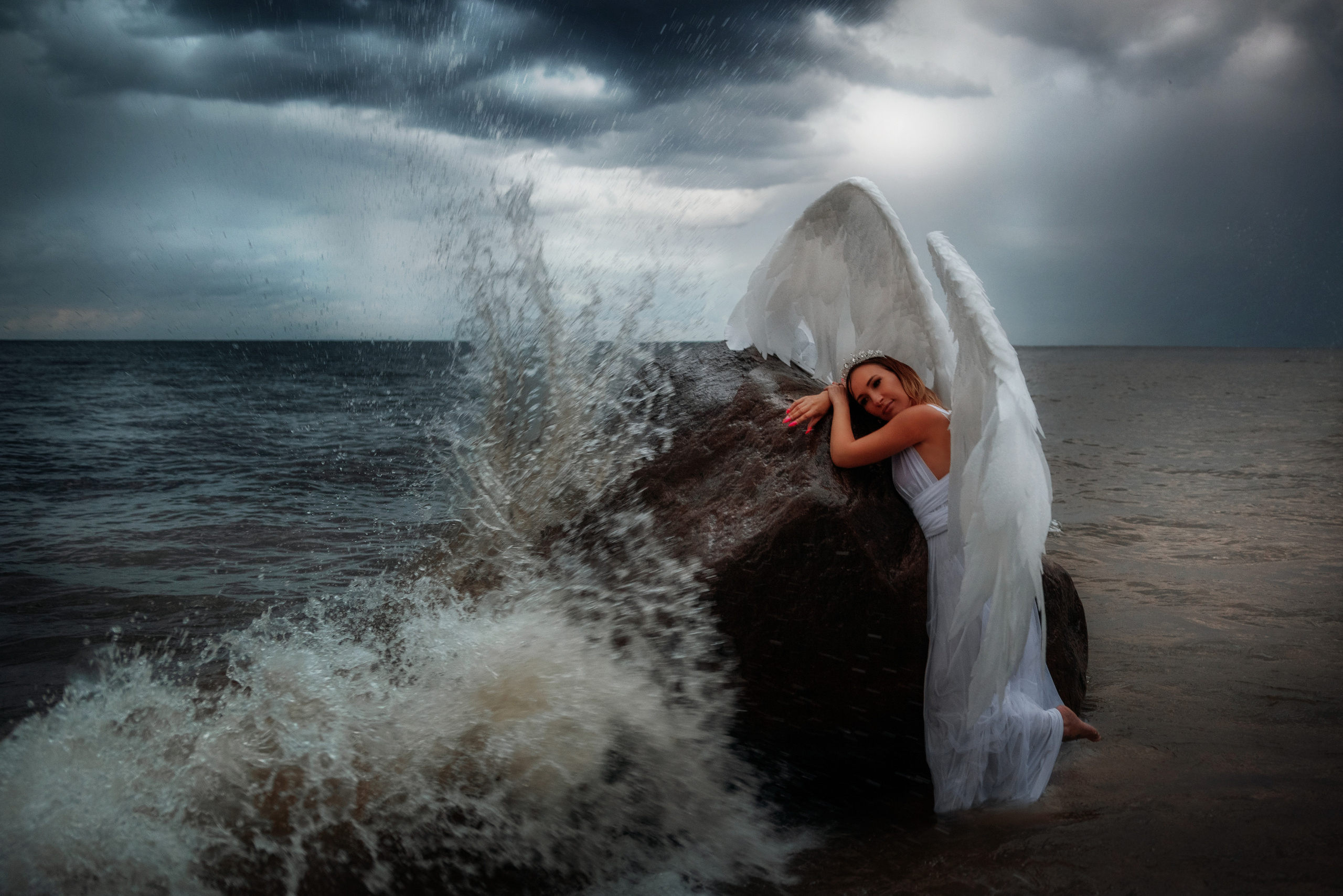 Фотосессия в образе Ангела для Татьяны. Фотограф в Санкт-Петербурге и Ленинградской области Катя Нугу