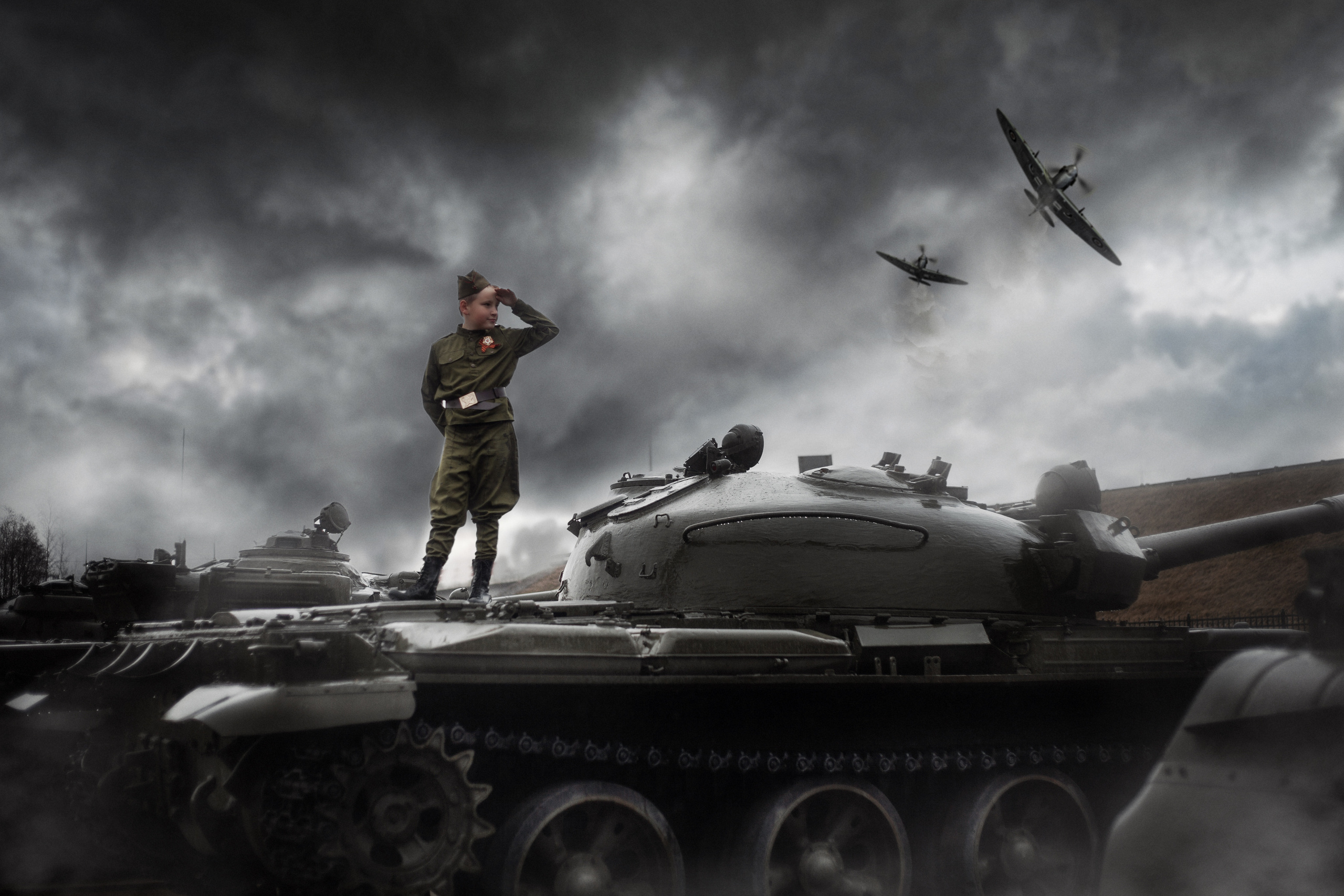 Съёмка ко дню Победы для Анастасии. Фотограф в Санкт-Петербурге и Ленинградской области Катя Нугу