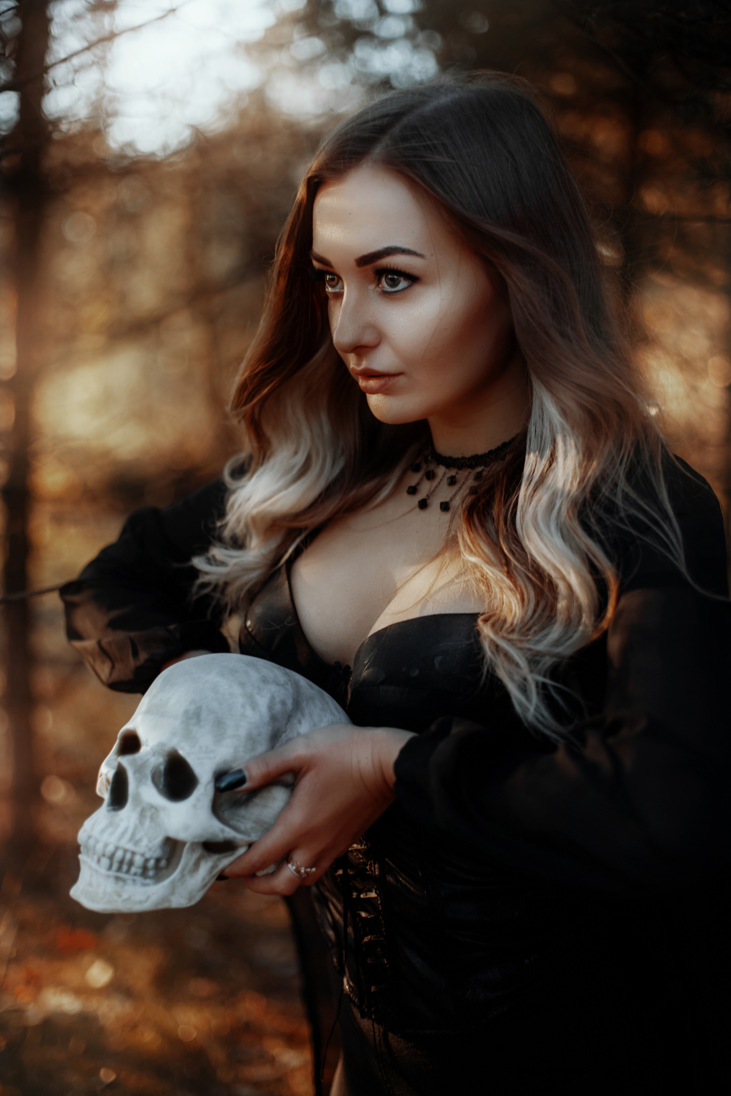 Фотосессия на Halloween для Марины. Фотограф в Санкт-Петербурге и Ленинградской области Катя Нугу