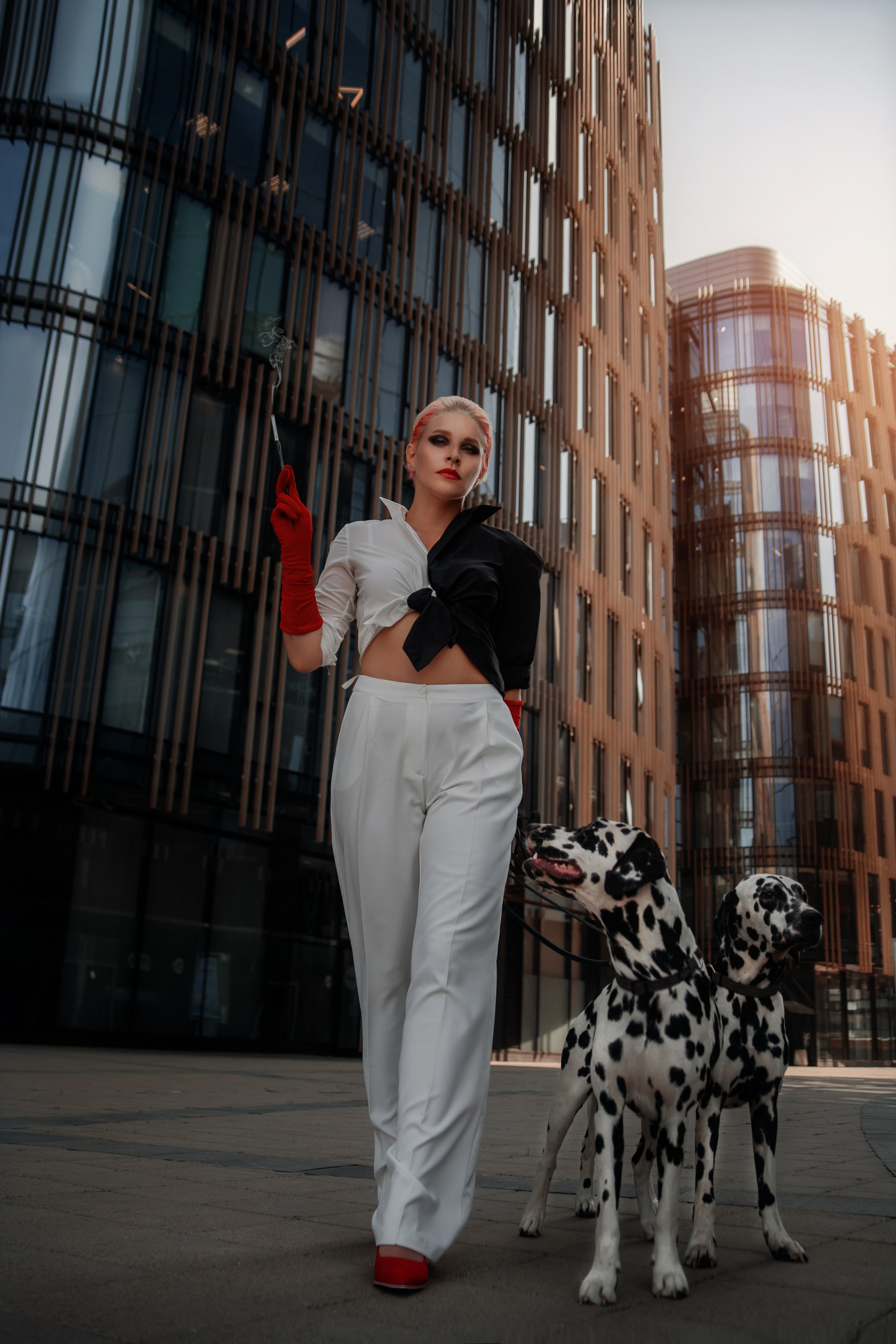 Образ современной Круэллы для Натальи. Фотограф в Санкт-Петербурге и Ленинградской области Катя Нугу