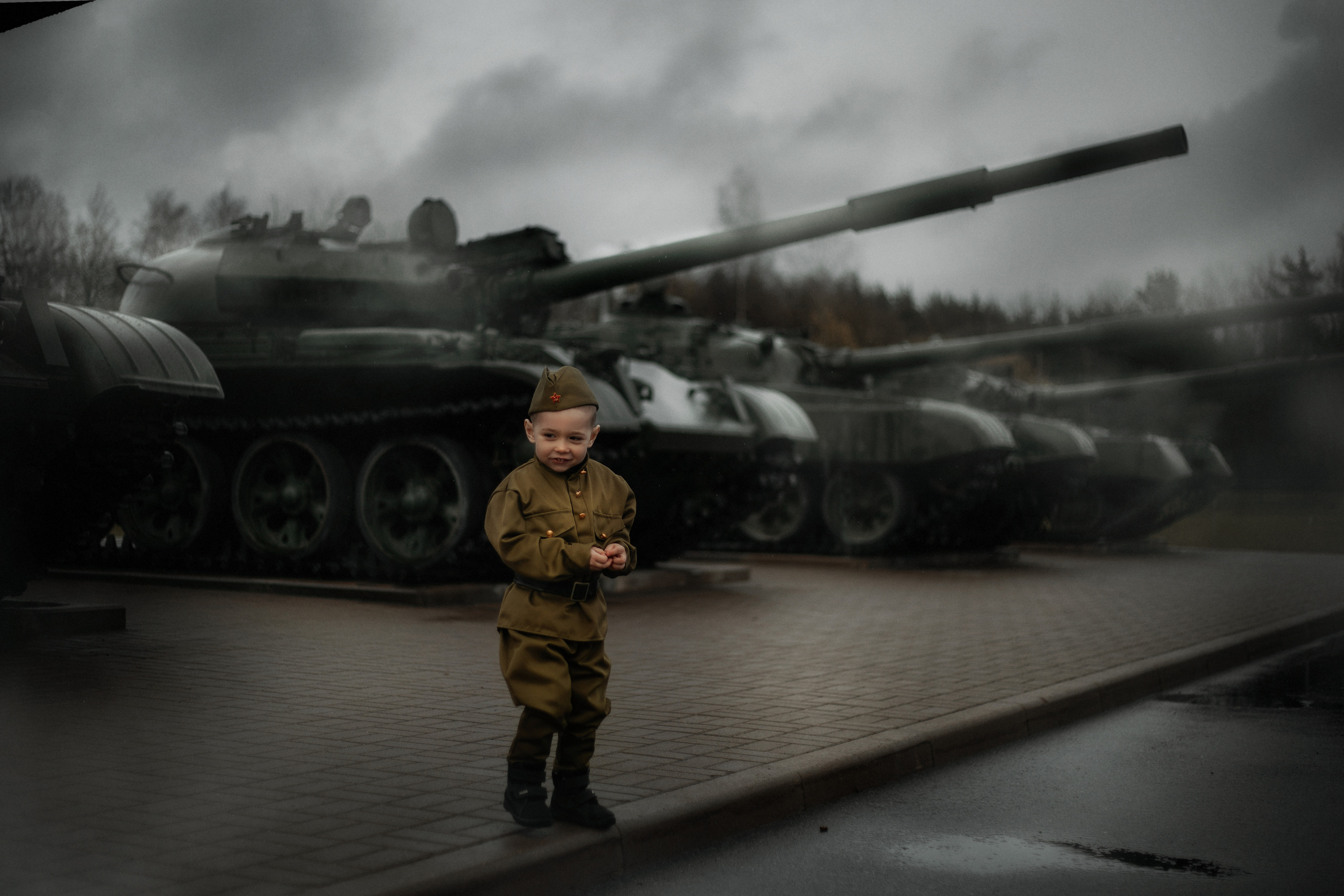 Фотосессия в военном стиле для малышей. Фотограф в Санкт-Петербурге и Ленинградской области Катя Нугу