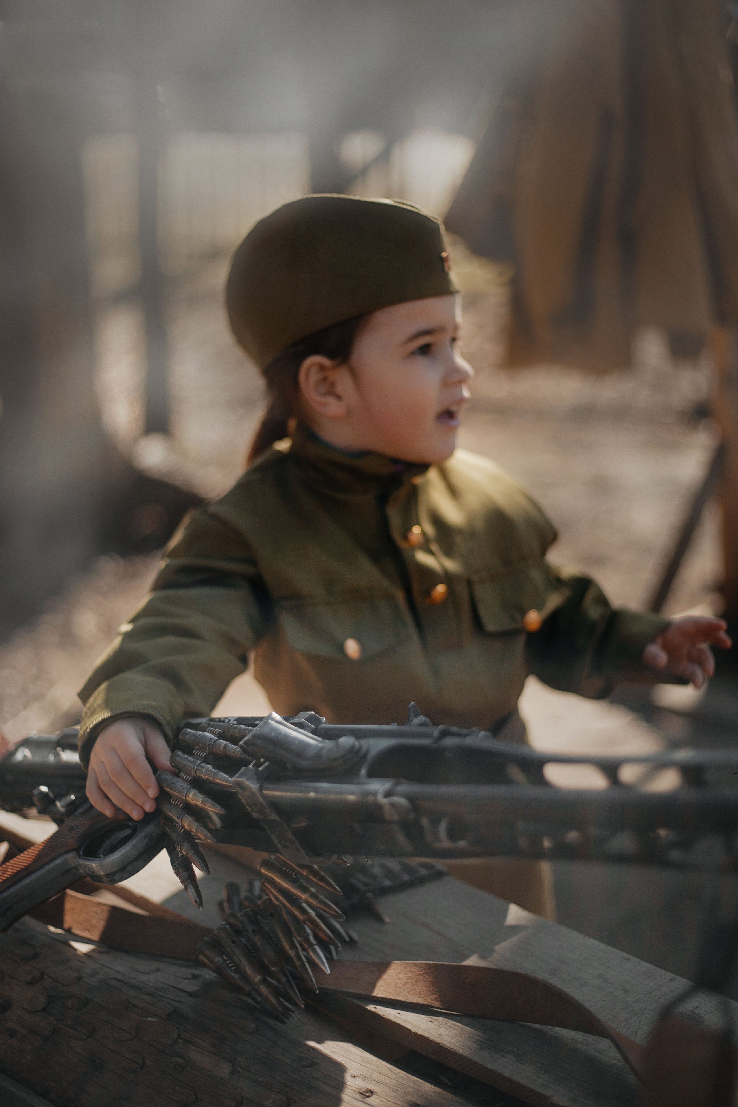 Детская фотосессия в военном стиле. Фотограф в Санкт-Петербурге и Ленинградской области Катя Нугу