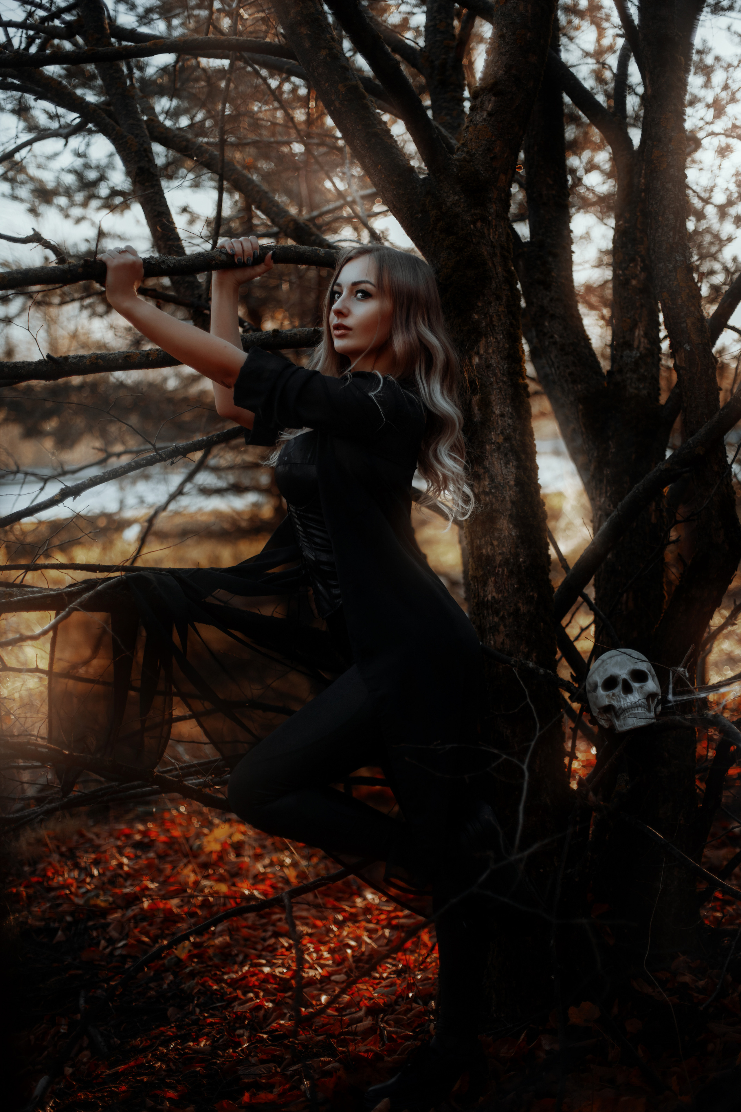 Фотосессия на Halloween для Марины. Фотограф в Санкт-Петербурге и Ленинградской области Катя Нугу