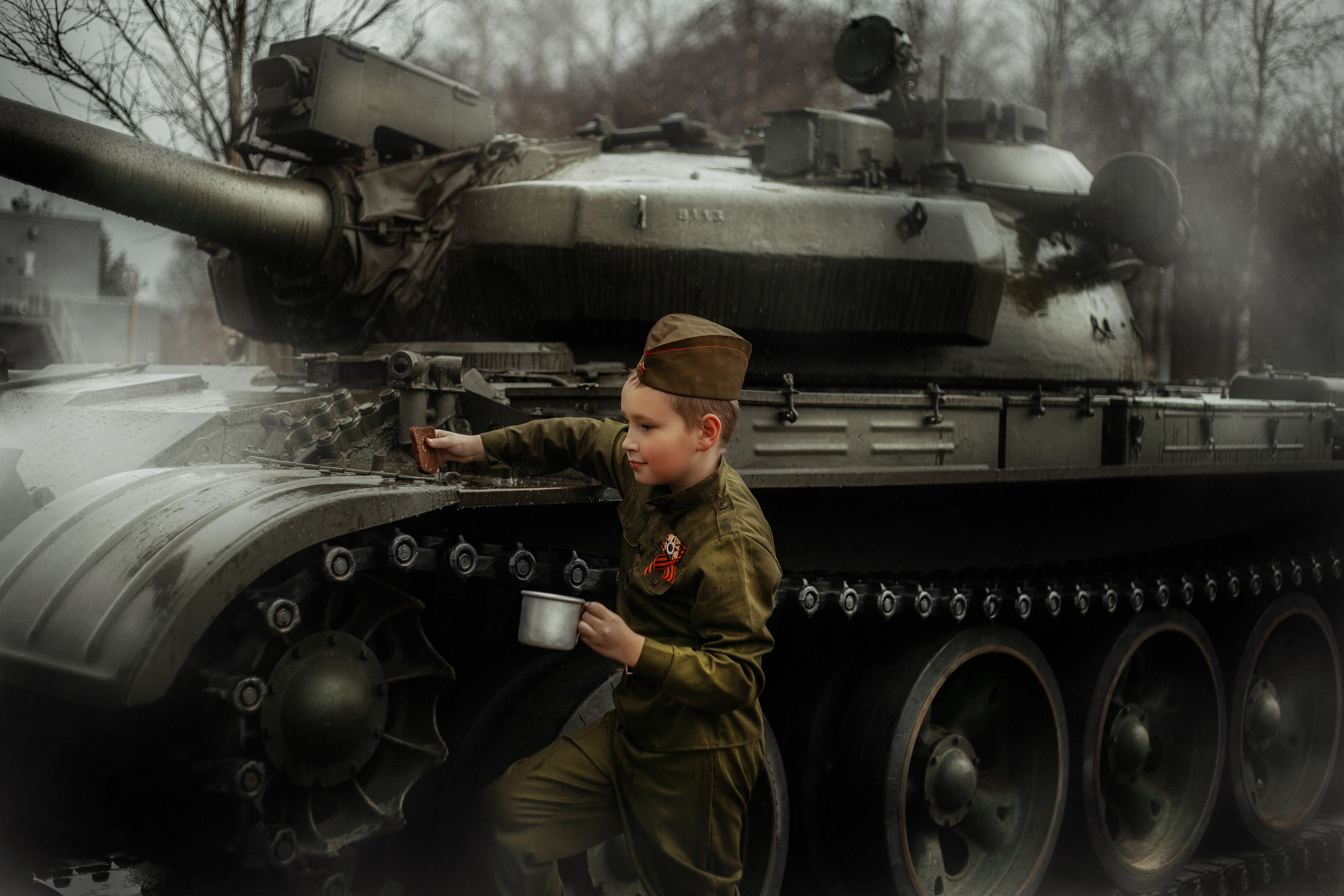 Съёмка ко дню Победы для Анастасии. Фотограф в Санкт-Петербурге и Ленинградской области Катя Нугу