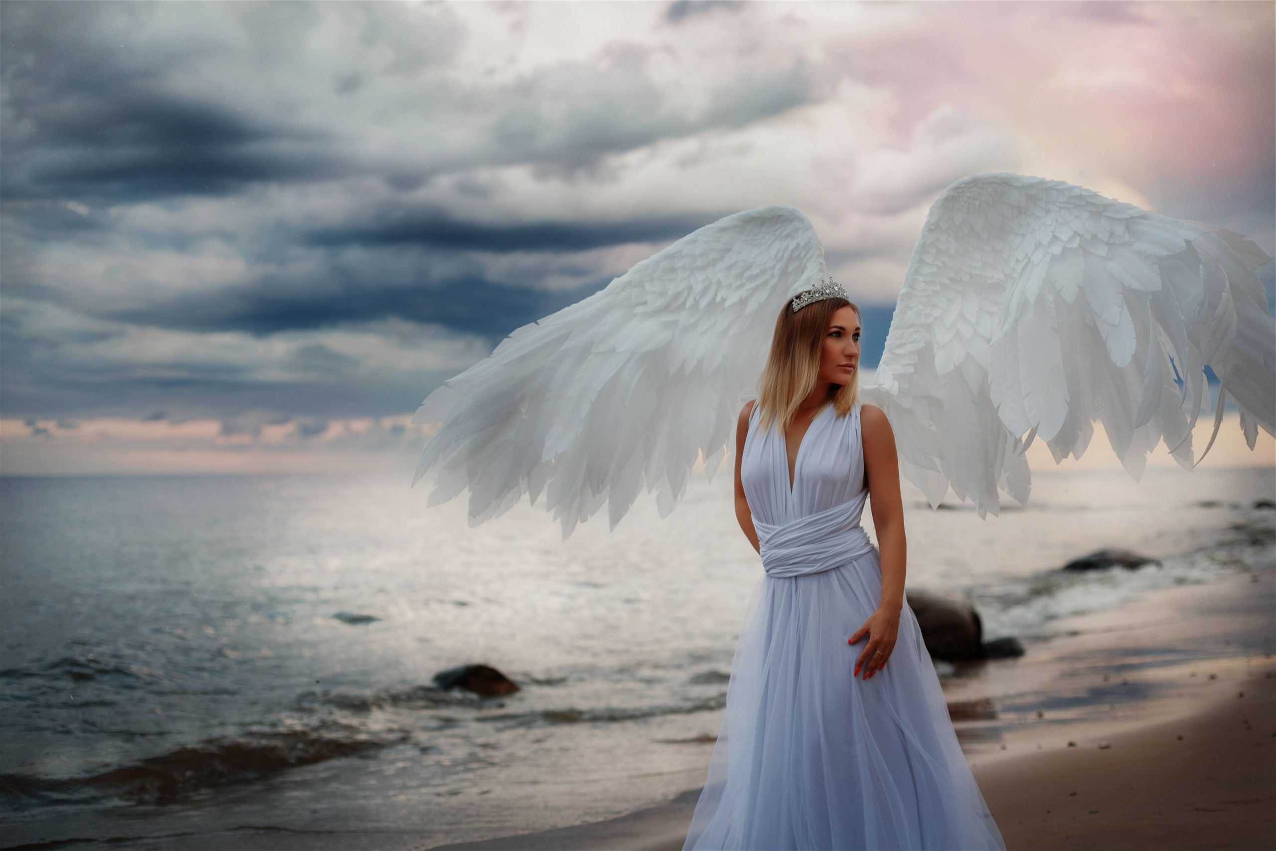 Фотосессия в образе Ангела для Татьяны. Фотограф в Санкт-Петербурге и Ленинградской области Катя Нугу