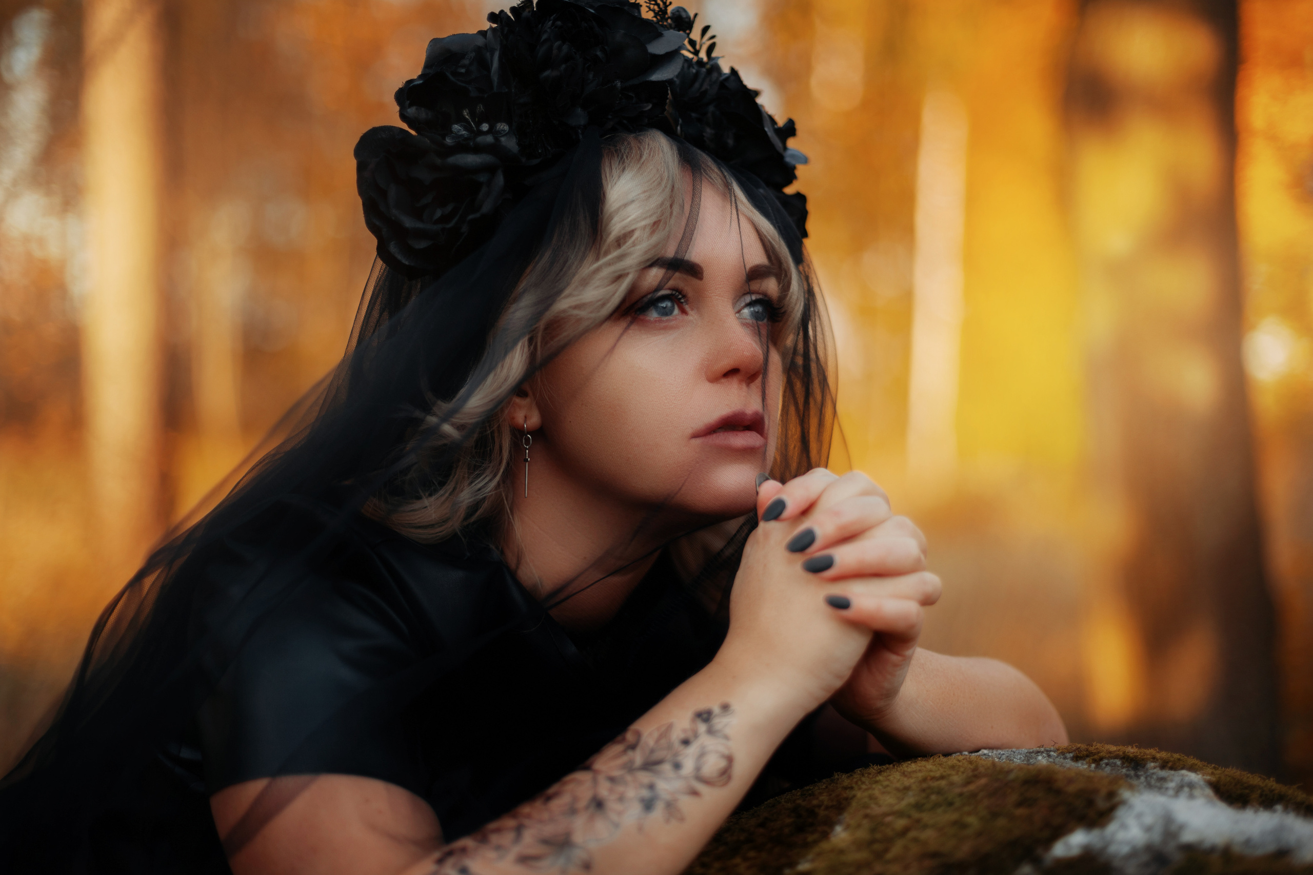 Фотосессия на Хеллоуин для Оксаны. Фотограф в Санкт-Петербурге и Ленинградской области Катя Нугу