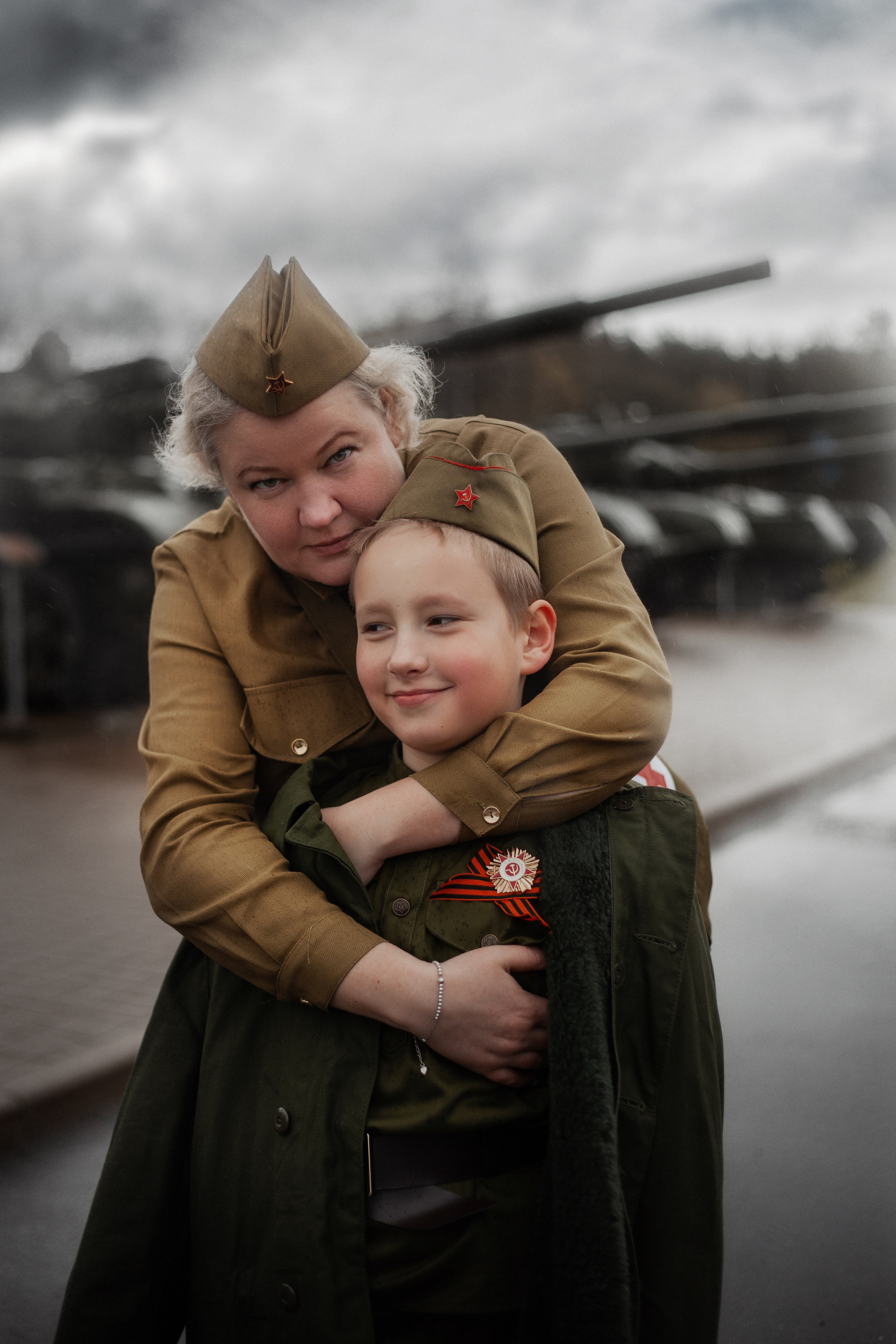 Съёмка ко дню Победы для Анастасии. Фотограф в Санкт-Петербурге и Ленинградской области Катя Нугу