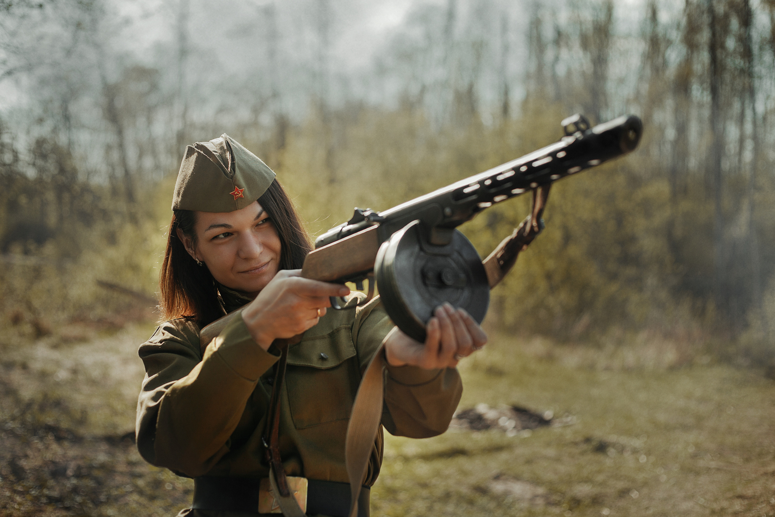 Военная фотосессия для Натальи. Фотограф в Санкт-Петербурге и Ленинградской области Катя Нугу