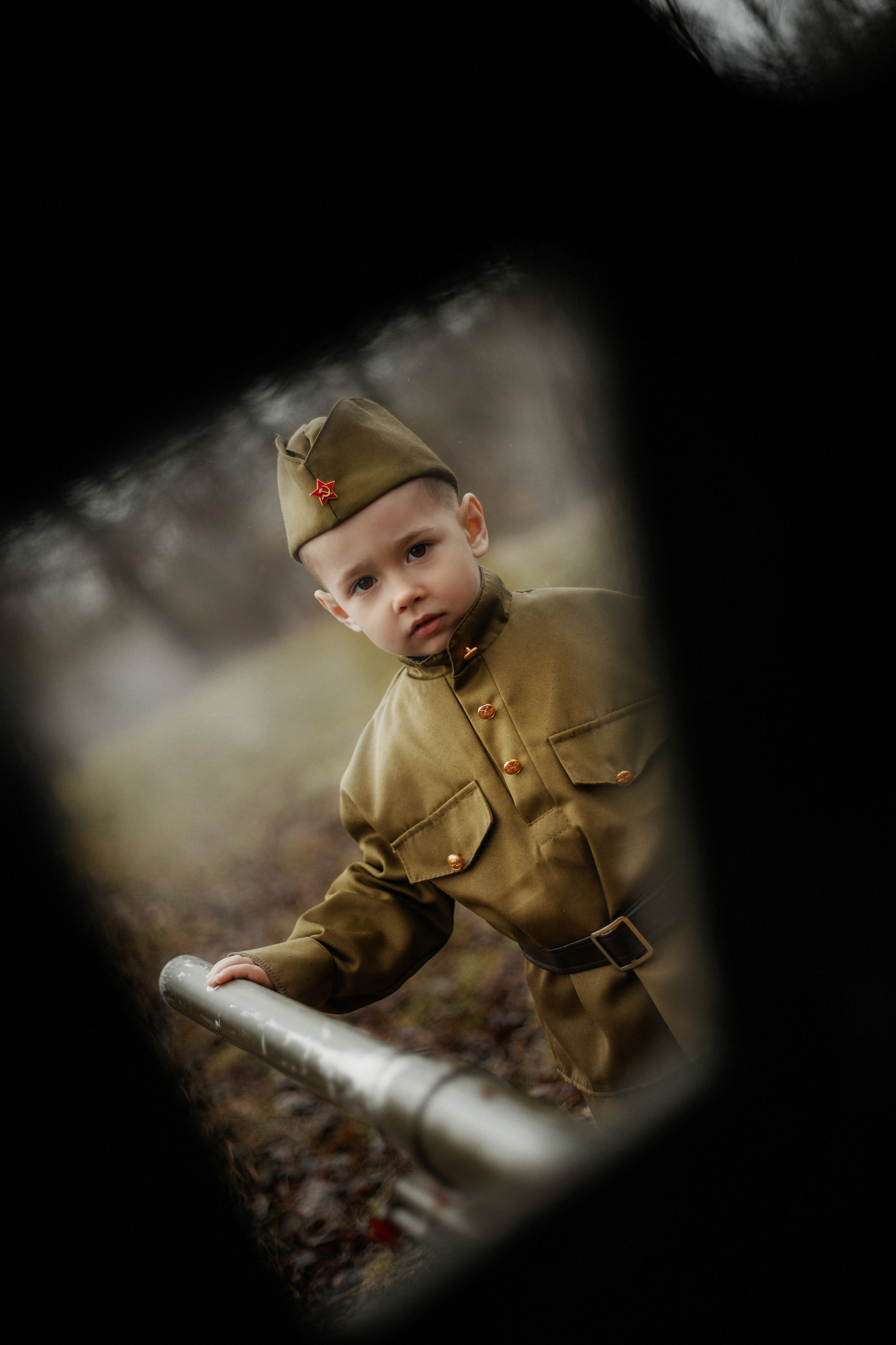 Фотосессия в военном стиле для малышей. Фотограф в Санкт-Петербурге и Ленинградской области Катя Нугу