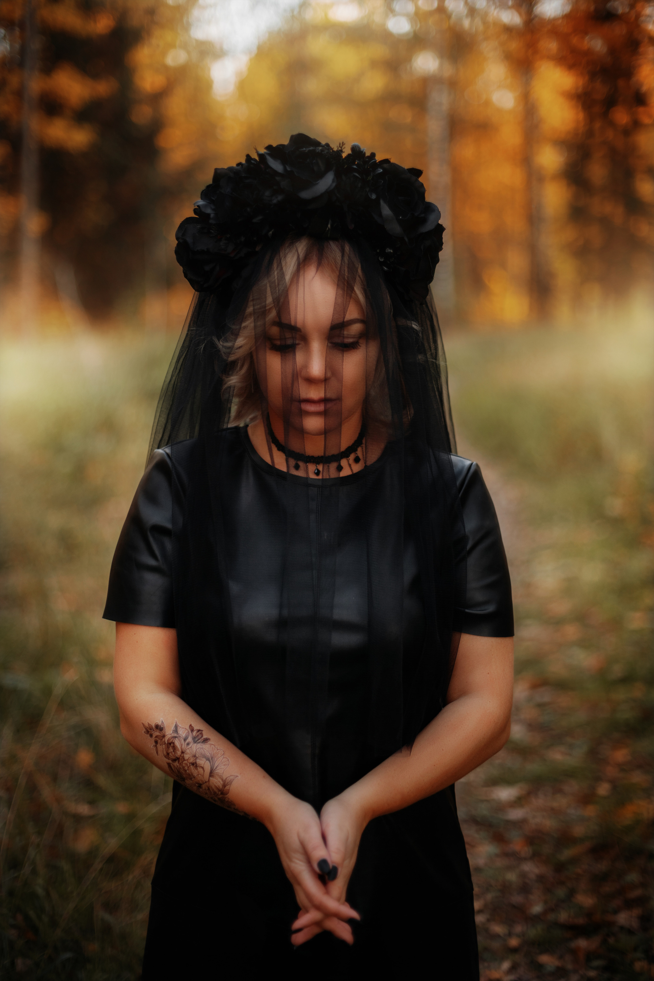 Фотосессия на Хеллоуин для Оксаны. Фотограф в Санкт-Петербурге и Ленинградской области Катя Нугу