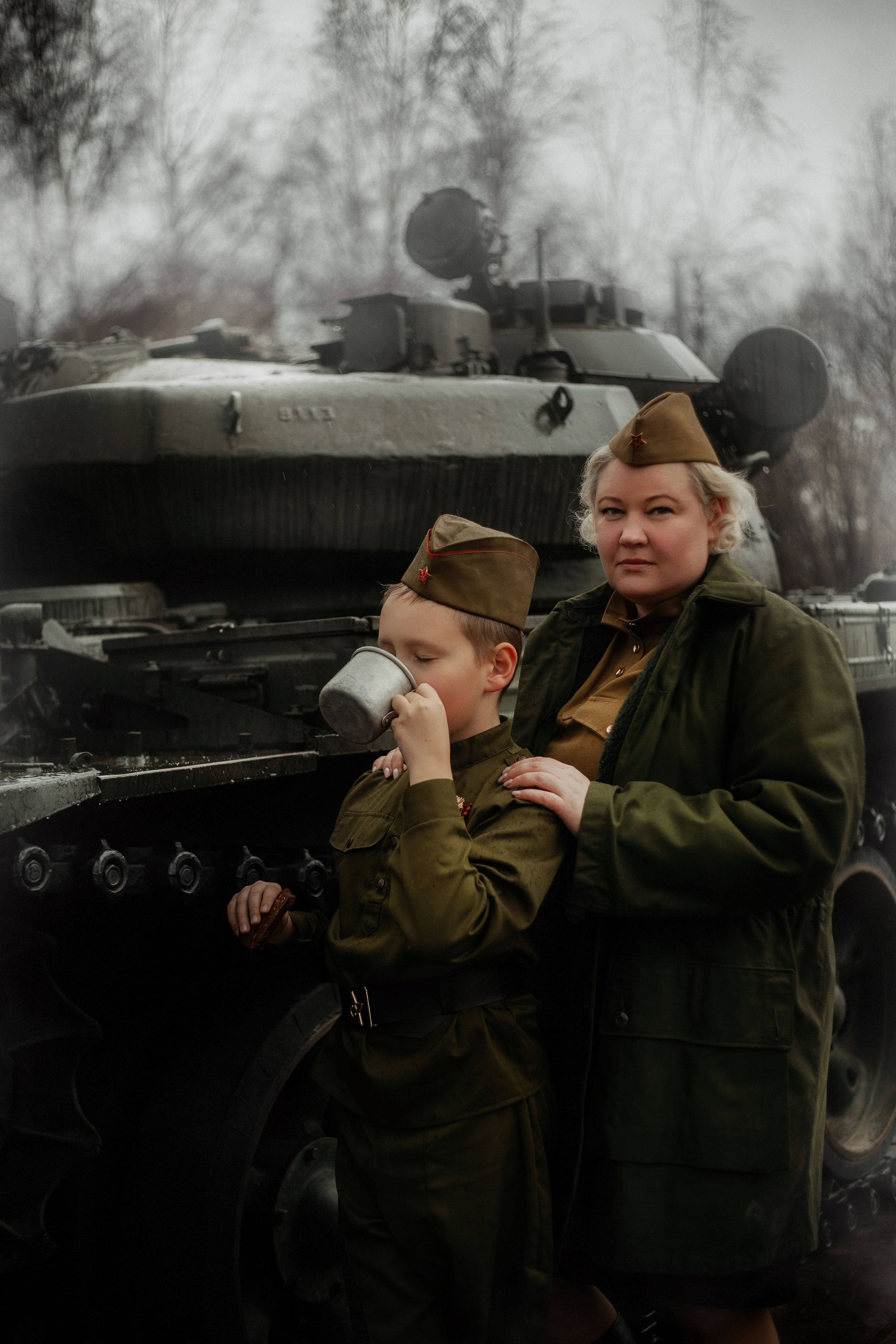 Съёмка ко дню Победы для Анастасии. Фотограф в Санкт-Петербурге и Ленинградской области Катя Нугу