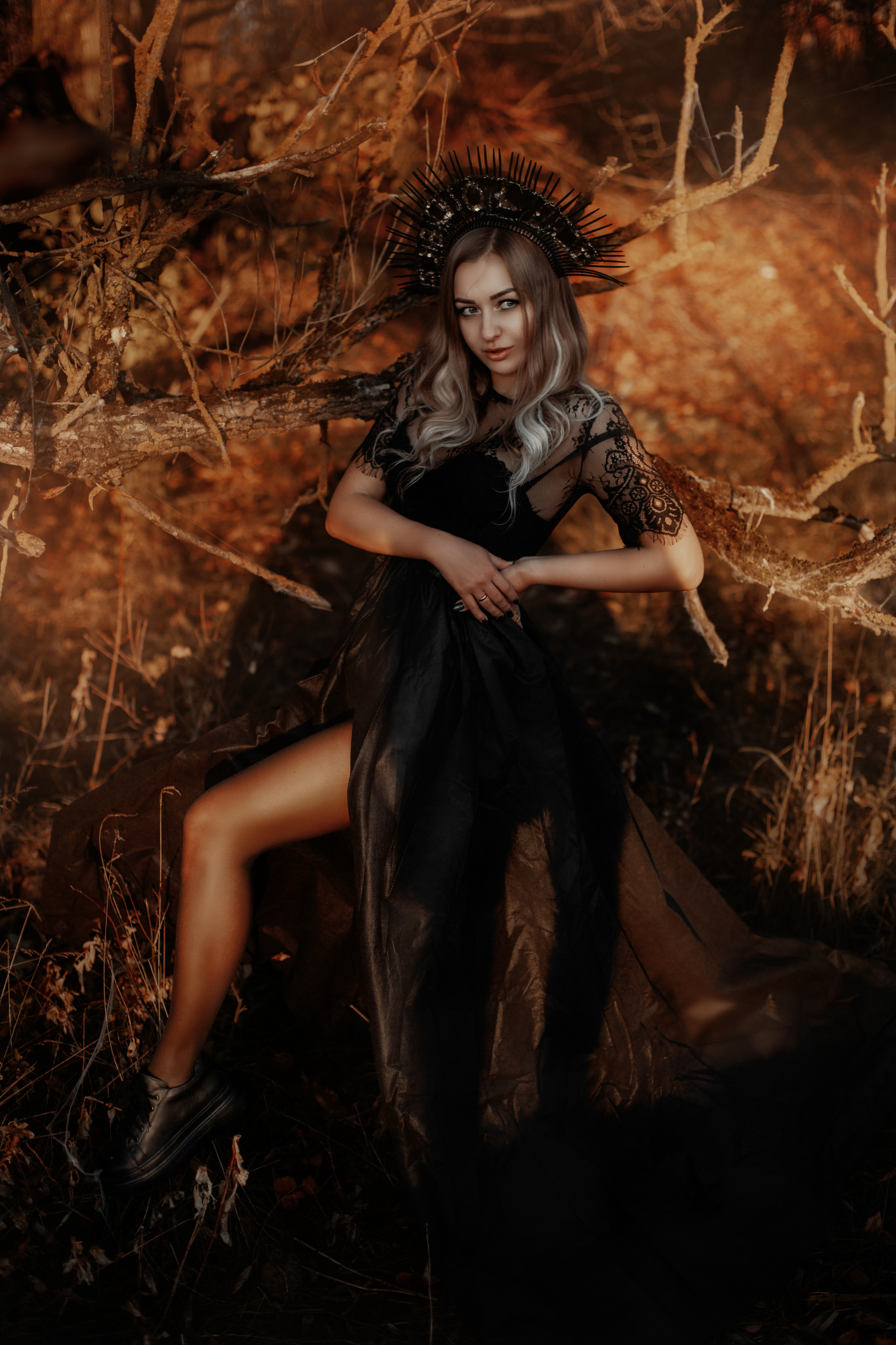 Фотосессия на Halloween для Марины. Фотограф в Санкт-Петербурге и Ленинградской области Катя Нугу