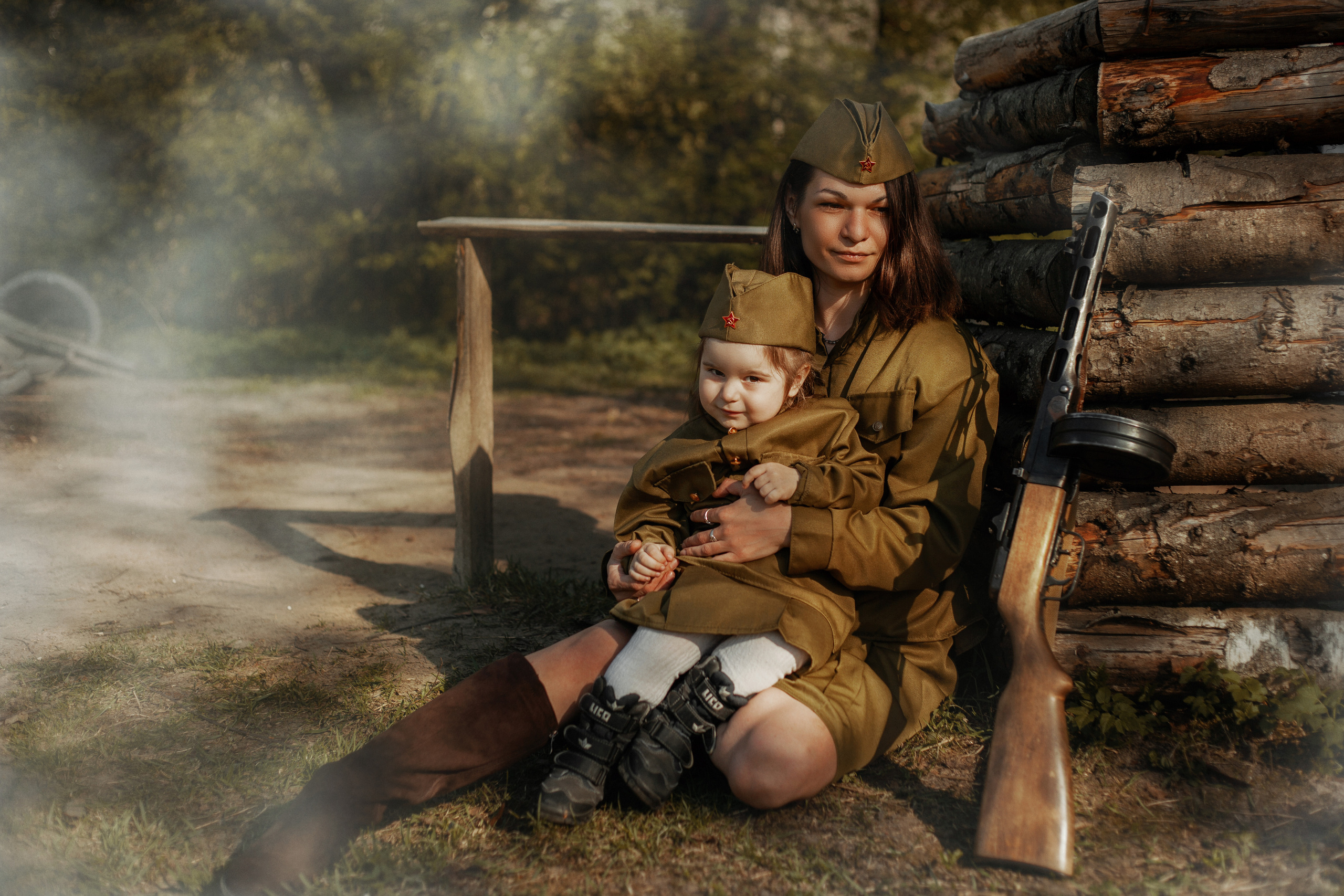 Военная фотосессия для Натальи. Фотограф в Санкт-Петербурге и Ленинградской области Катя Нугу