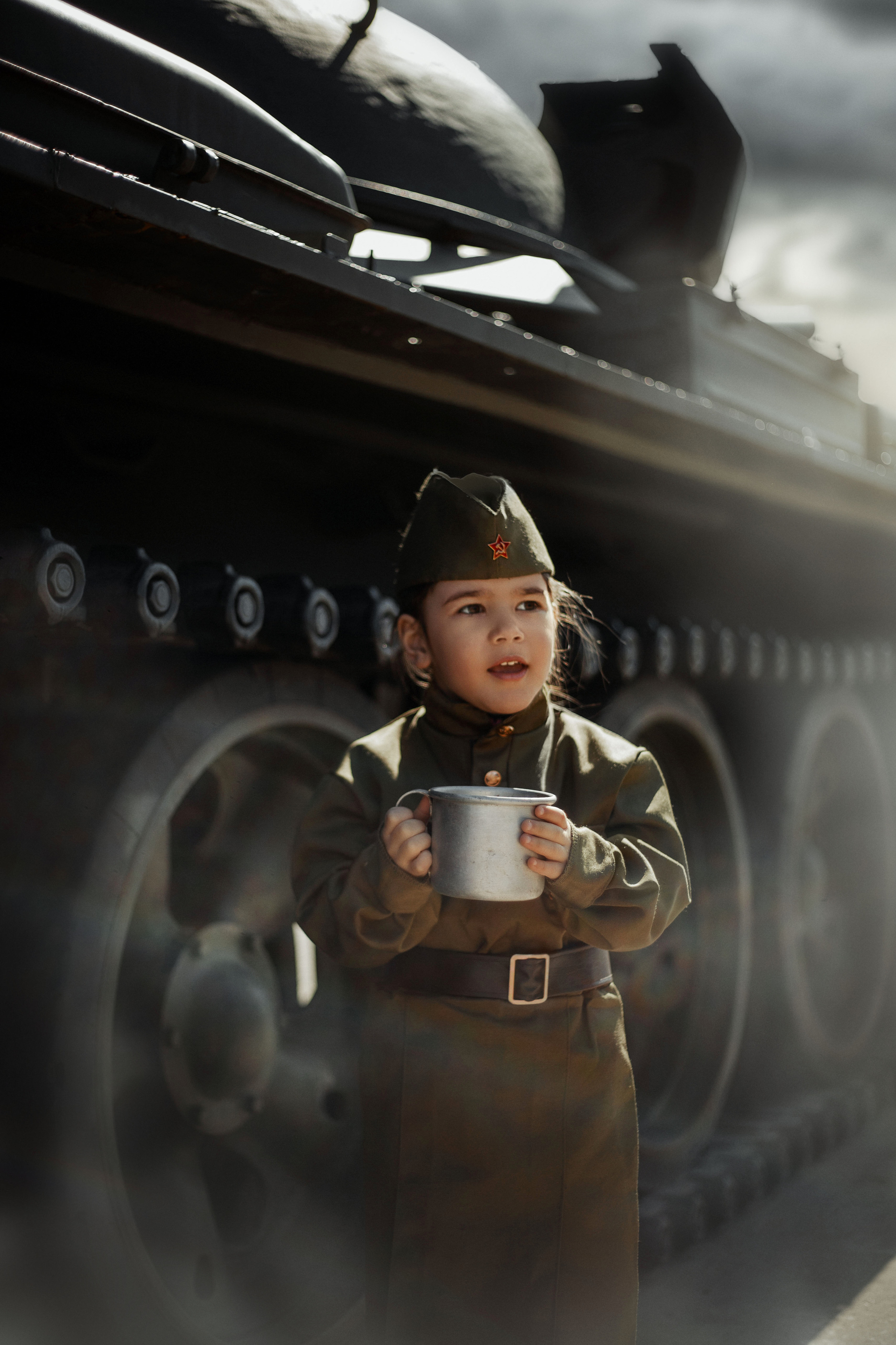 Детская фотосессия в военном стиле. Фотограф в Санкт-Петербурге и Ленинградской области Катя Нугу
