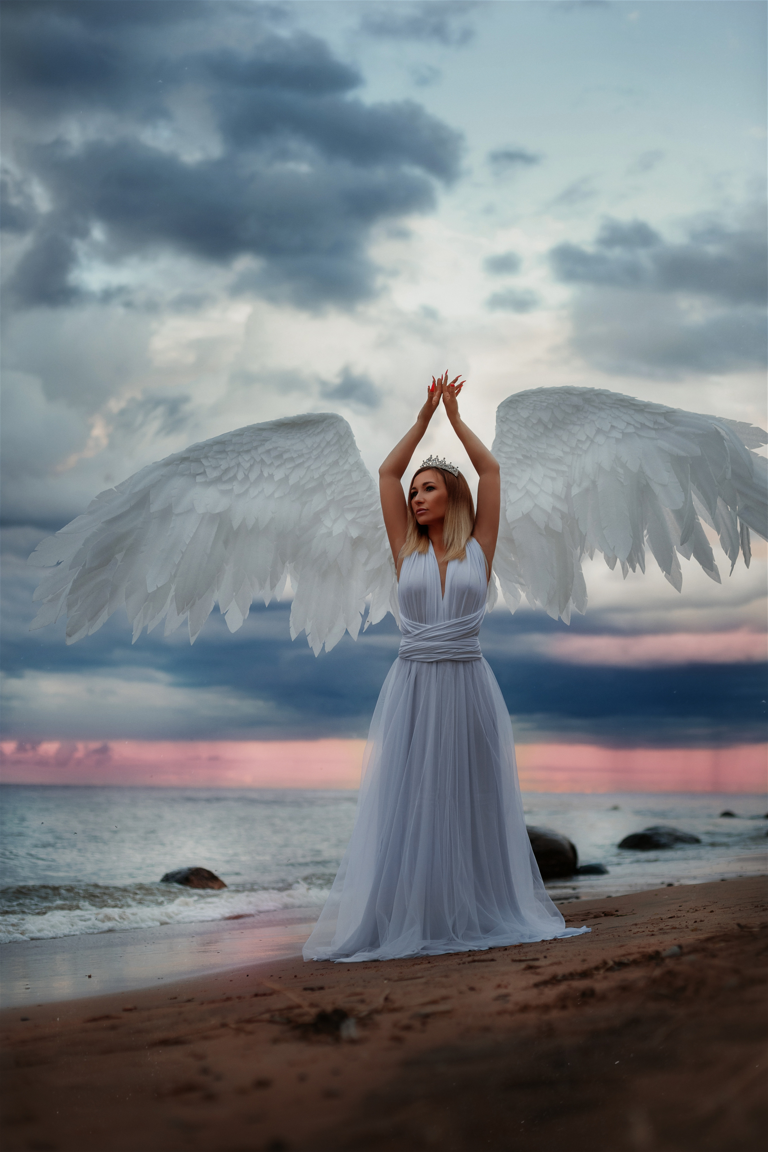 Фотосессия в образе Ангела для Татьяны. Фотограф в Санкт-Петербурге и Ленинградской области Катя Нугу