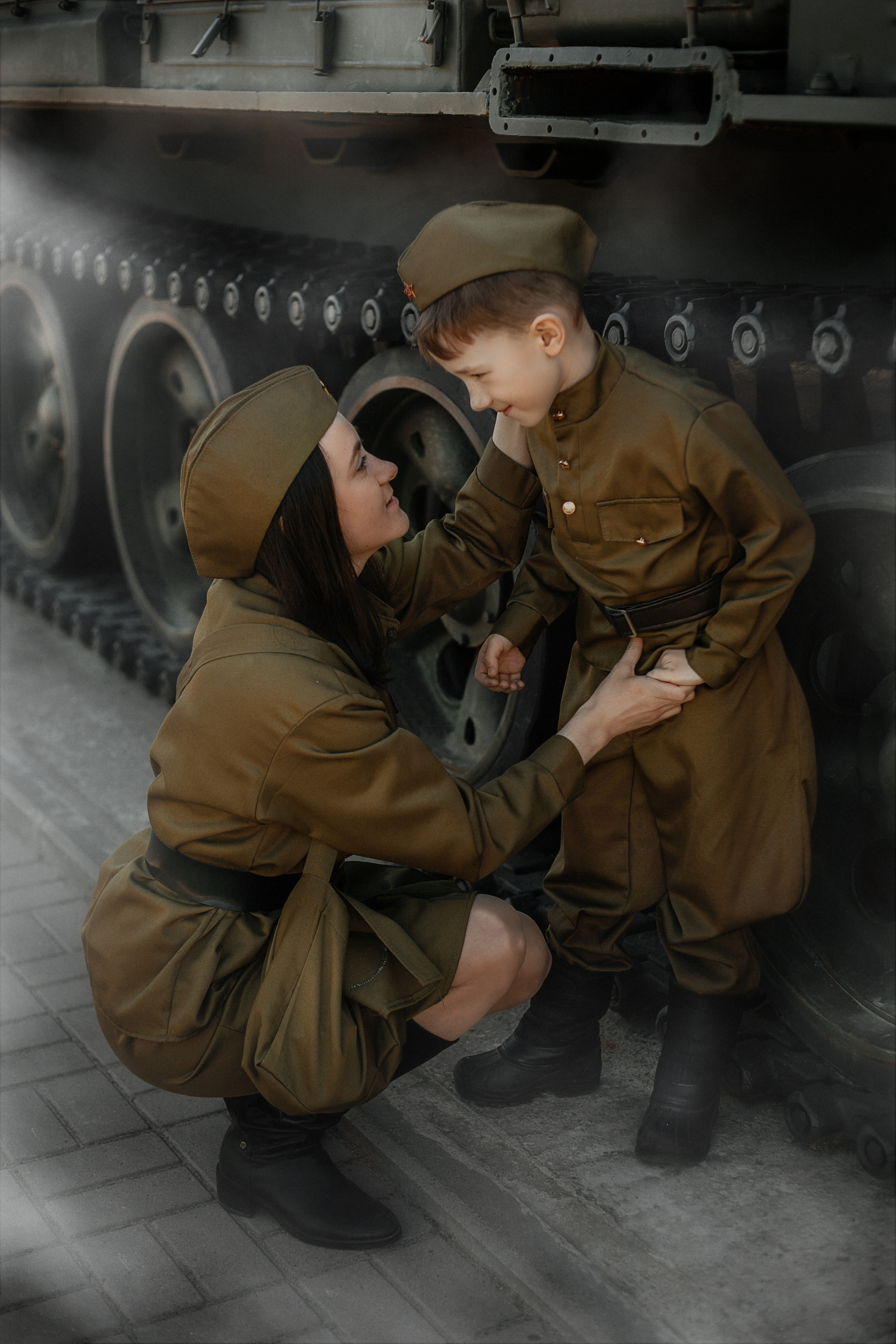 Семейная съёмка ко Дню Победы. Фотограф в Санкт-Петербурге и Ленинградской области Катя Нугу