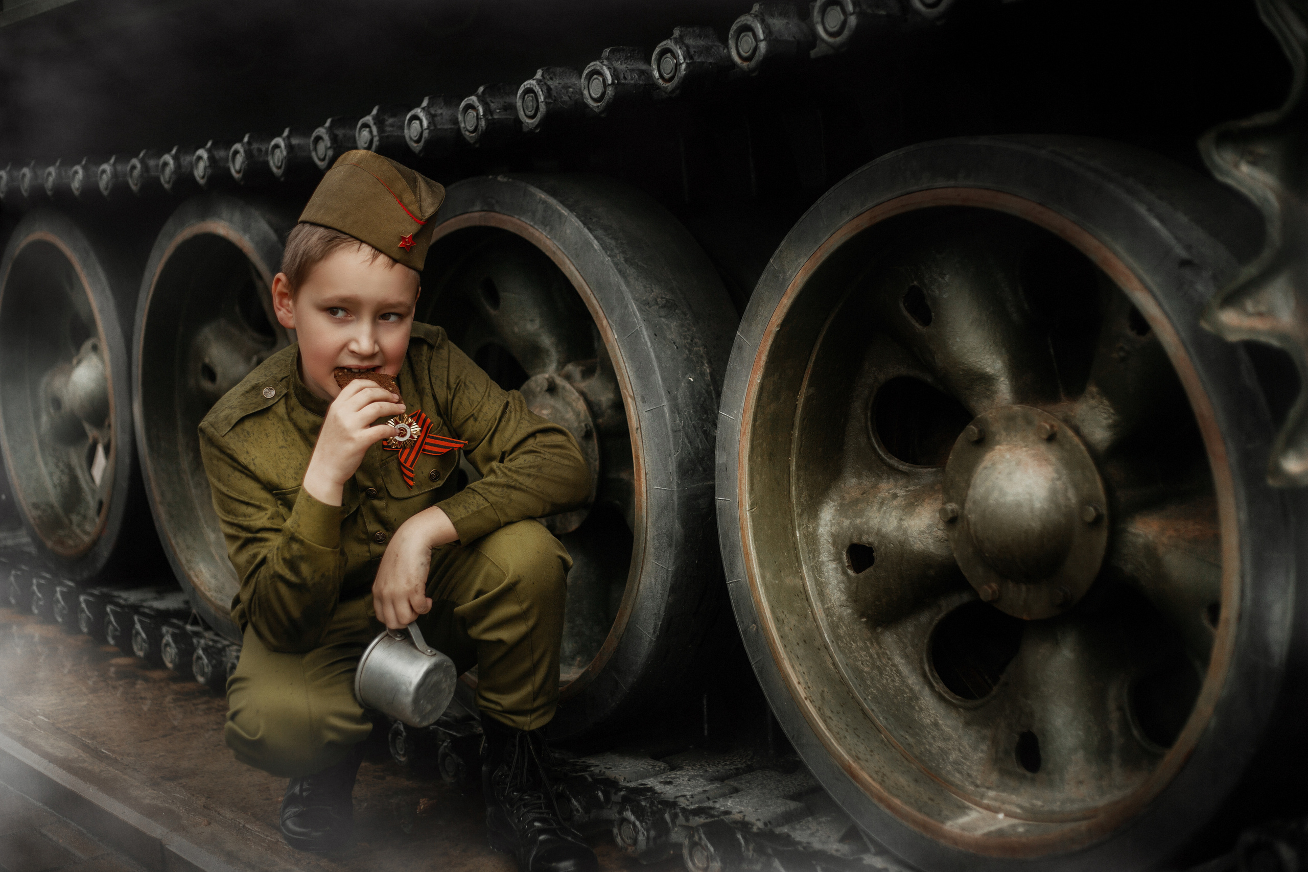 Съёмка ко дню Победы для Анастасии. Фотограф в Санкт-Петербурге и Ленинградской области Катя Нугу