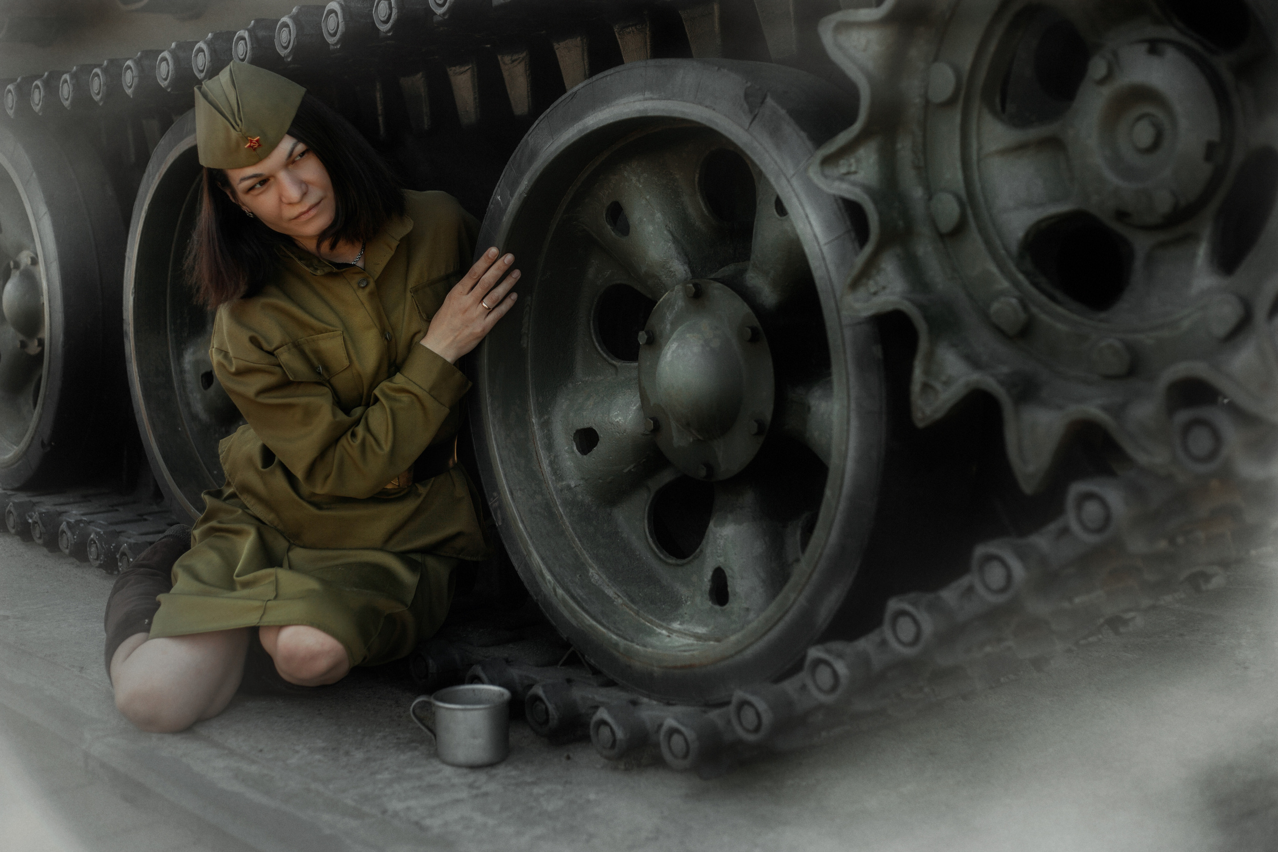 Военная фотосессия для Натальи. Фотограф в Санкт-Петербурге и Ленинградской области Катя Нугу