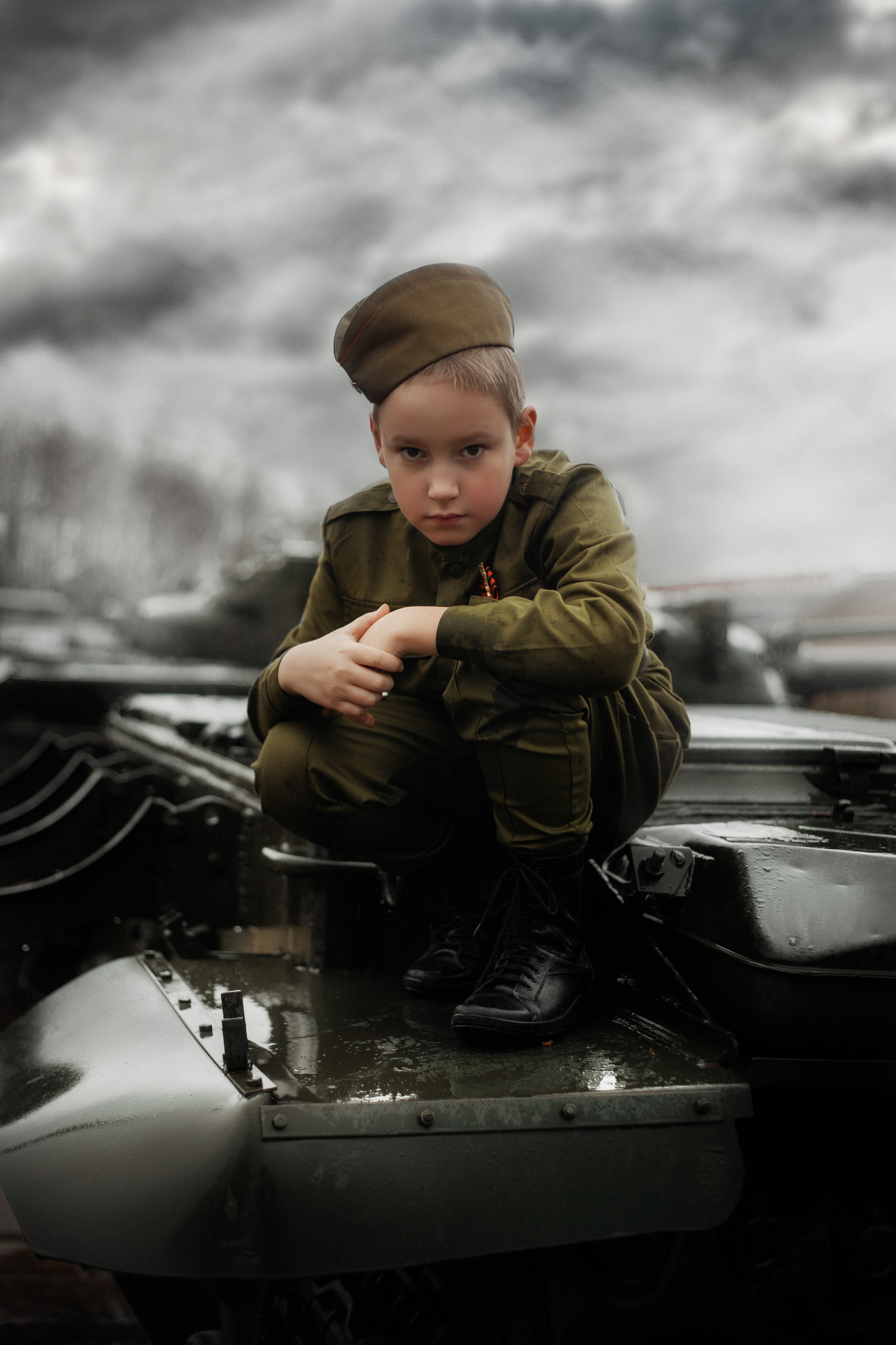 Съёмка ко дню Победы для Анастасии. Фотограф в Санкт-Петербурге и Ленинградской области Катя Нугу