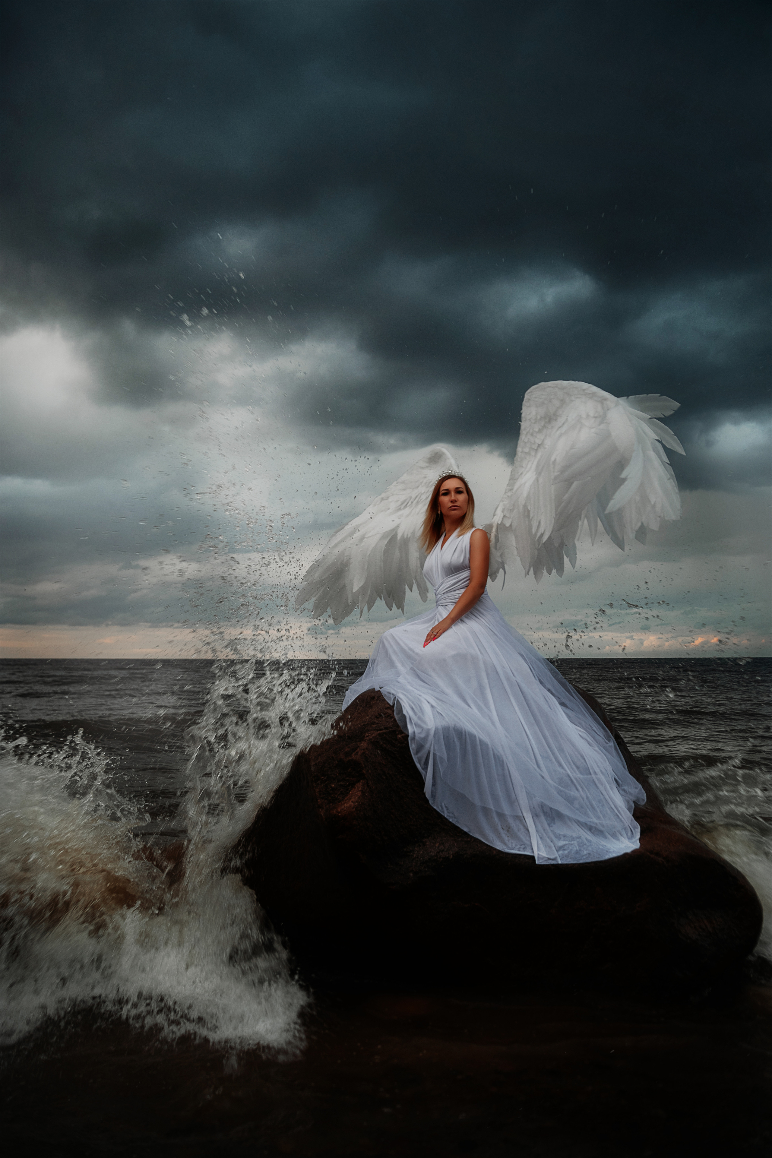 Фотосессия в образе Ангела для Татьяны. Фотограф в Санкт-Петербурге и Ленинградской области Катя Нугу