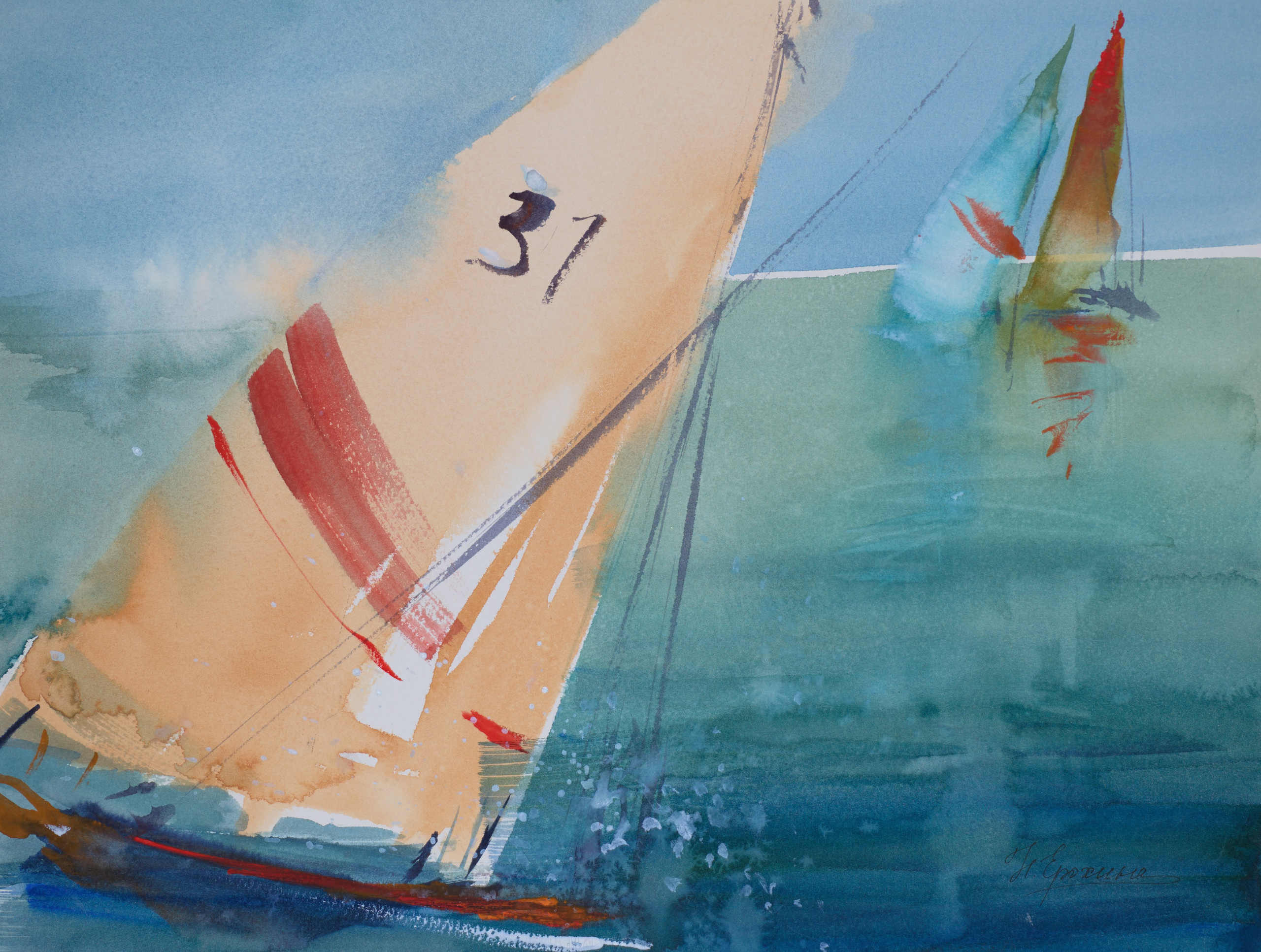 Морской пейзаж 2 (30×40 см) 4 000 р.