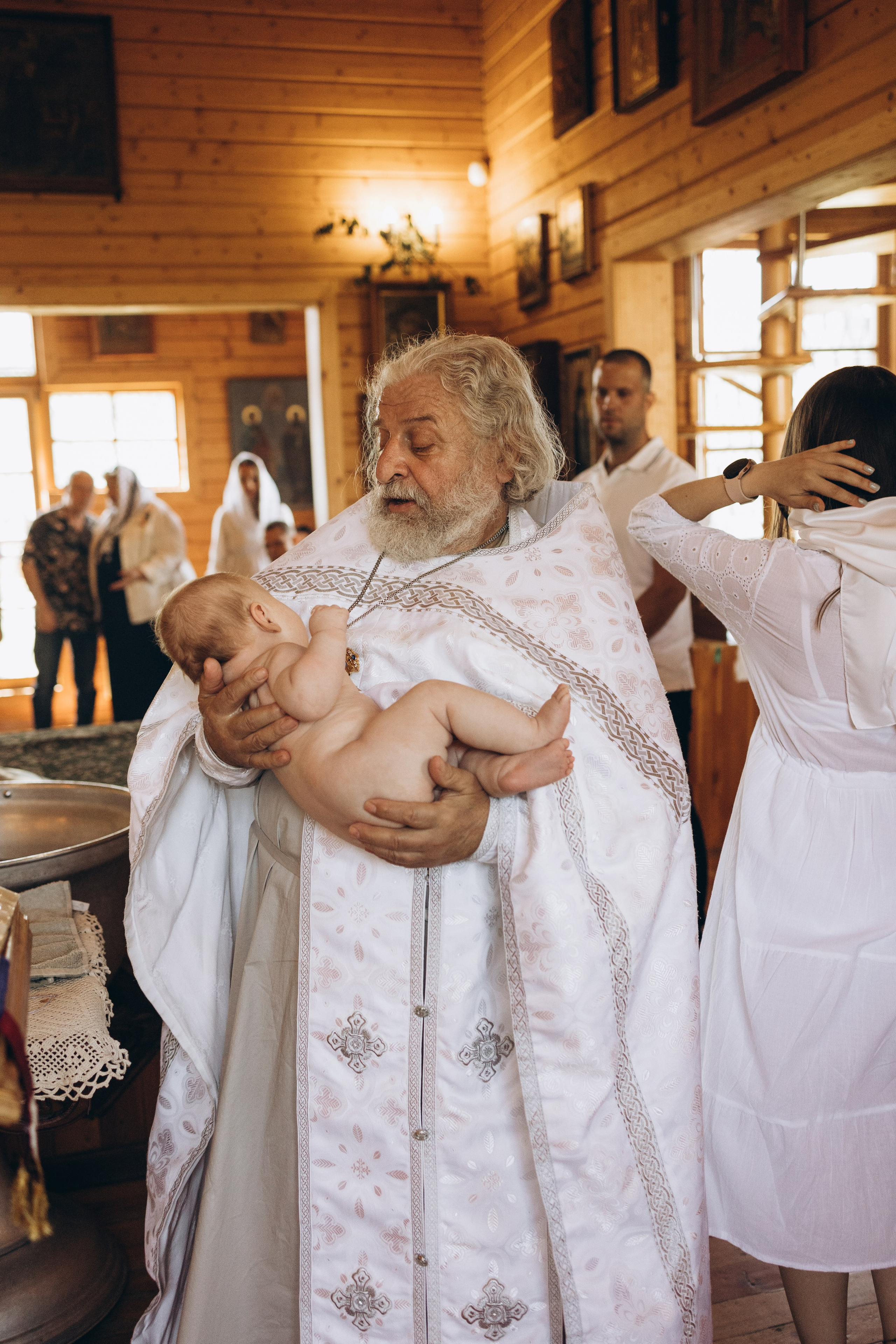 Крещение Егора. Семейный фотограф в Москве Виктория Ястребинская