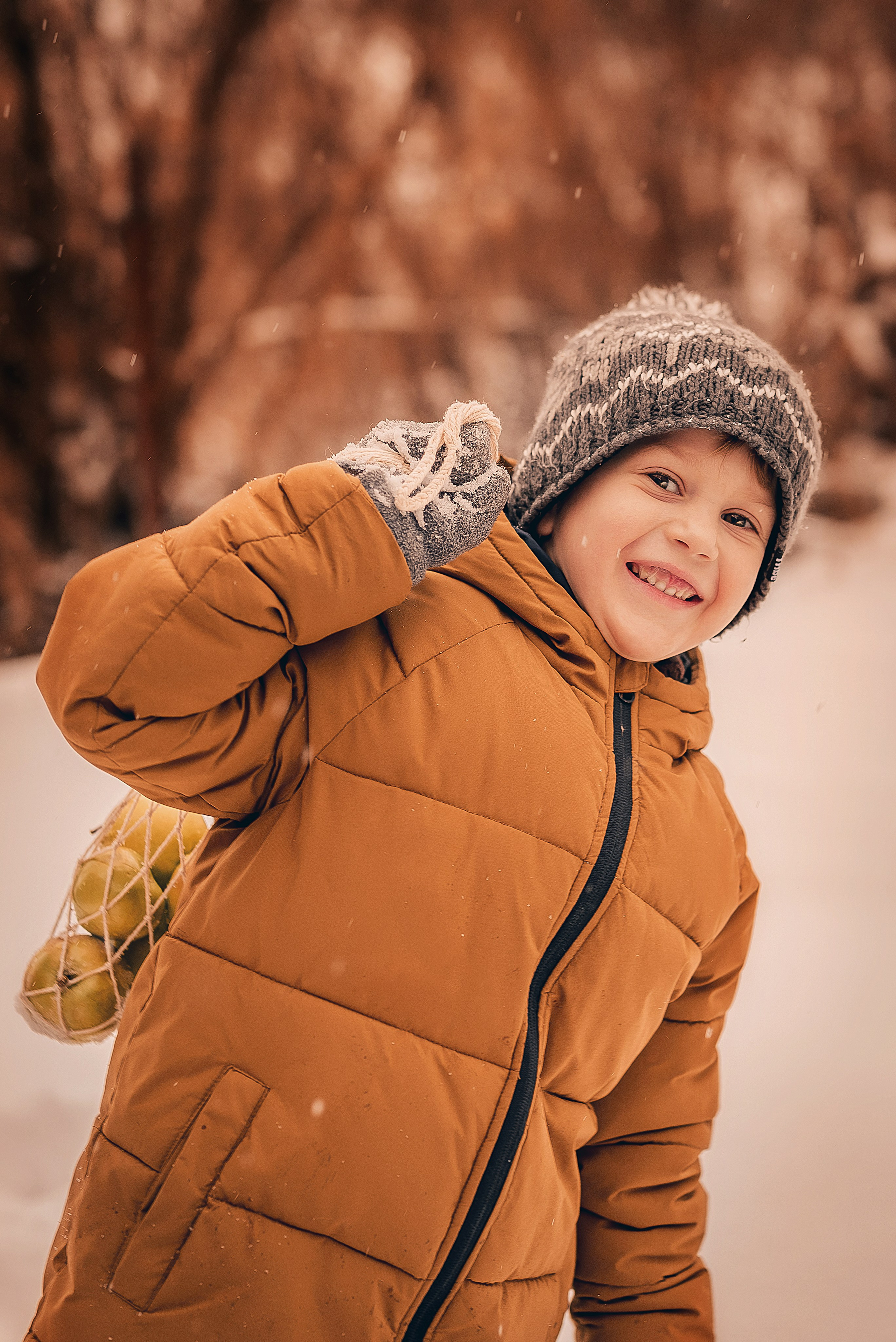 Зимняя прогулка. Семейный, детский фотограф в Воронеже Анна Никитина