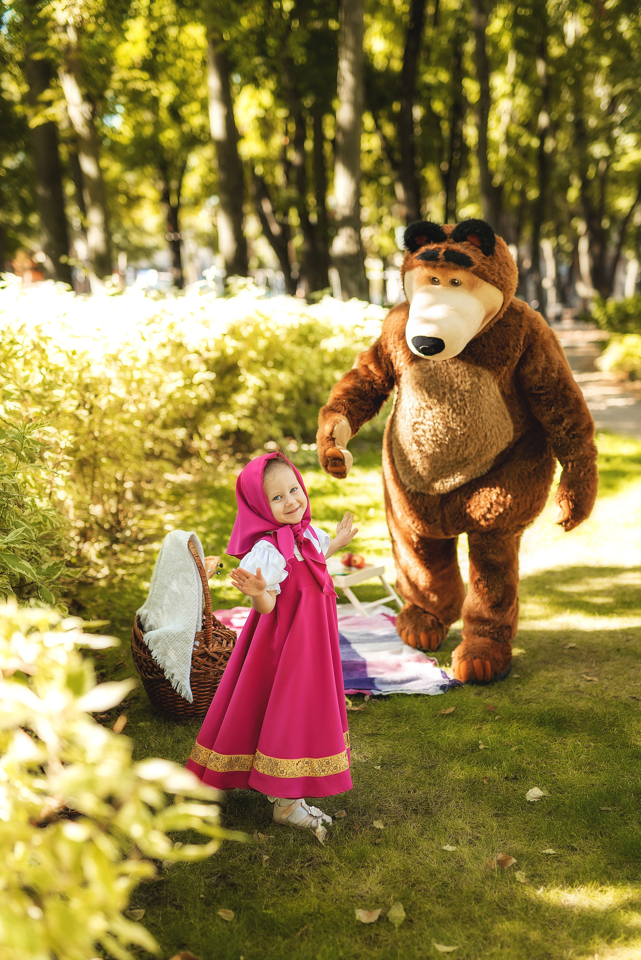 Фотосессия Маша и Медведь. Семейный, детский фотограф в Воронеже Анна Никитина