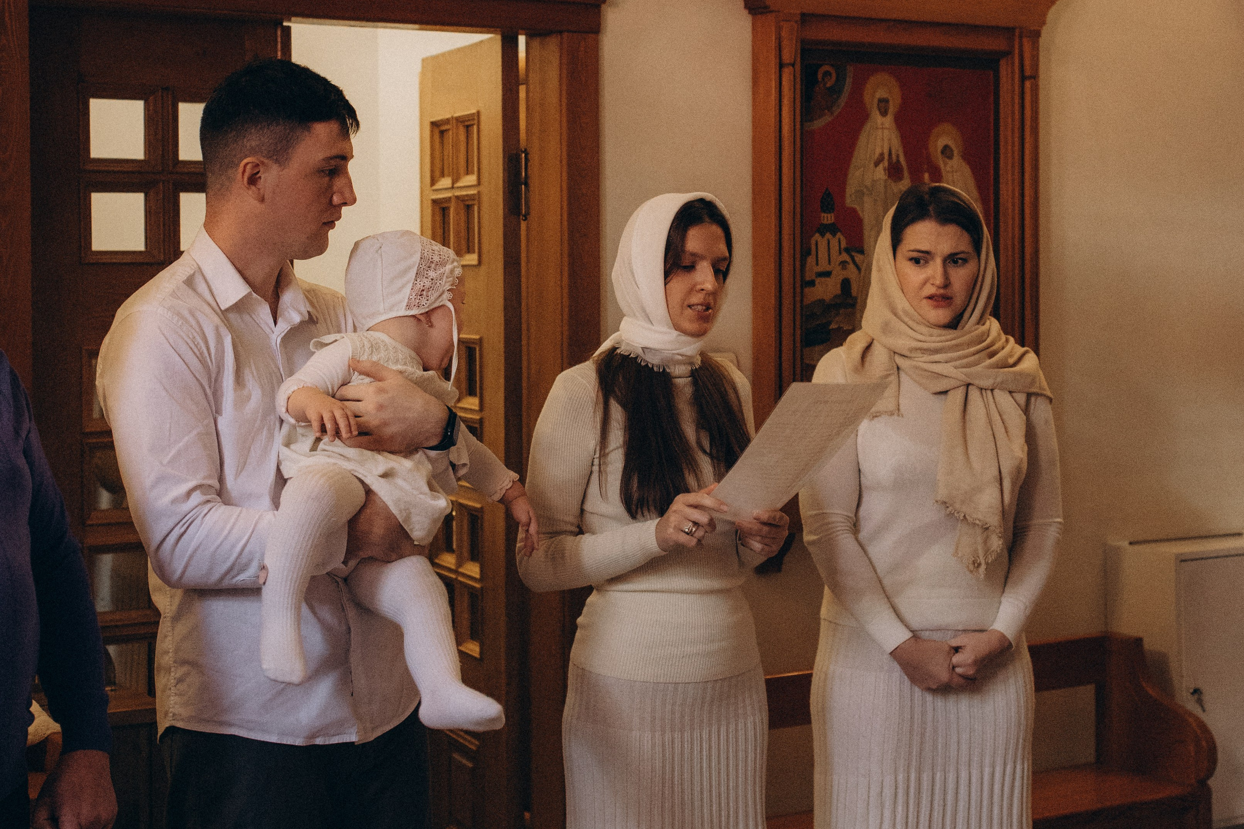 Крещение Надежды. Семейный фотограф Москва Наталия Осьмакова