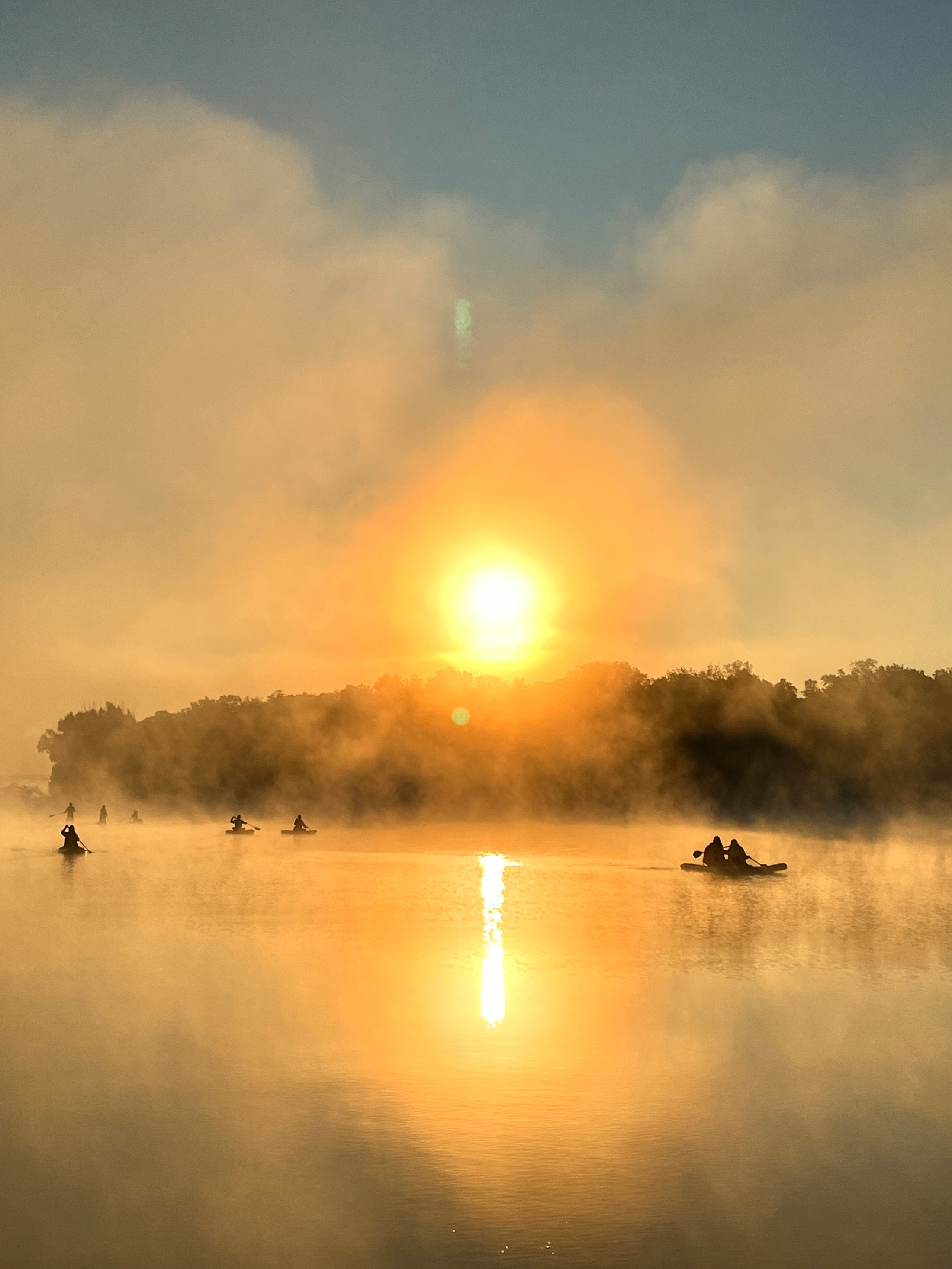 Рассветы на сапбордах в Уфе