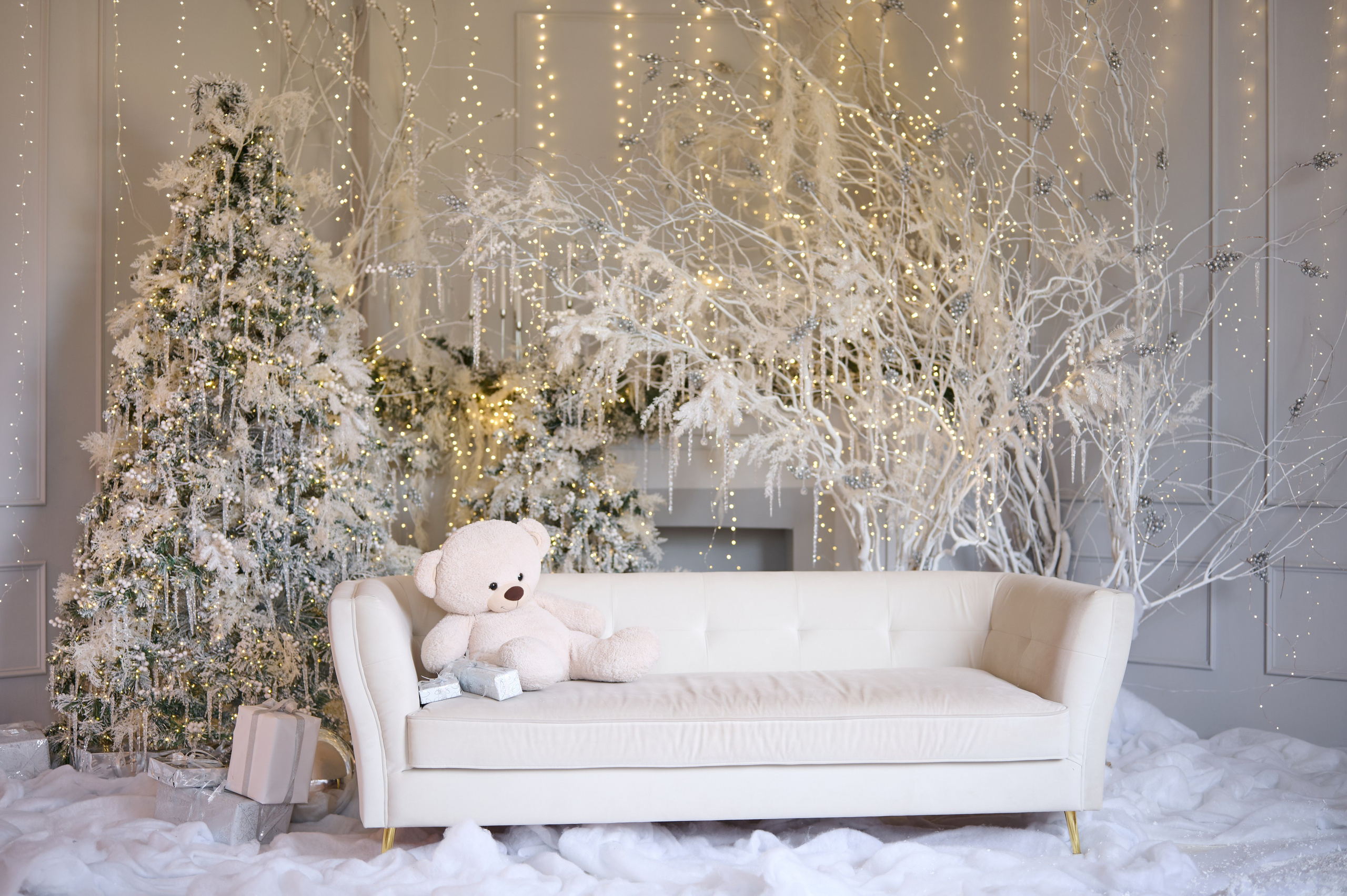 Новогодние декорации сказочной фотостудии «Alice», город Краснодар. Семейный и детский фотограф в Краснодаре Анна Трашкова