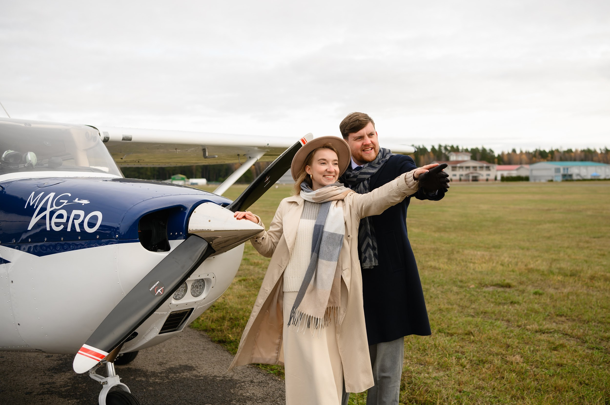 Love-story. Самолёт. Фотограф Марина Росси