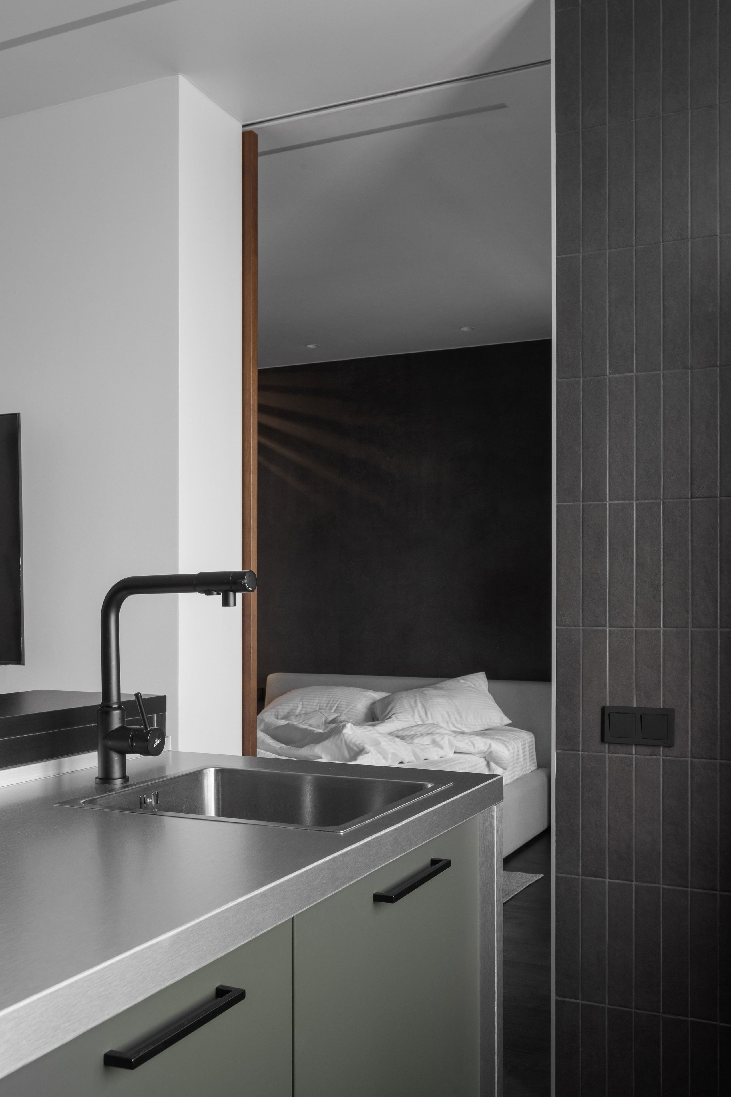 Однокомнатная квартира ЖК «Притяжение» г. Красноярск. Дизайн интерьера от Дмитрия Баландина