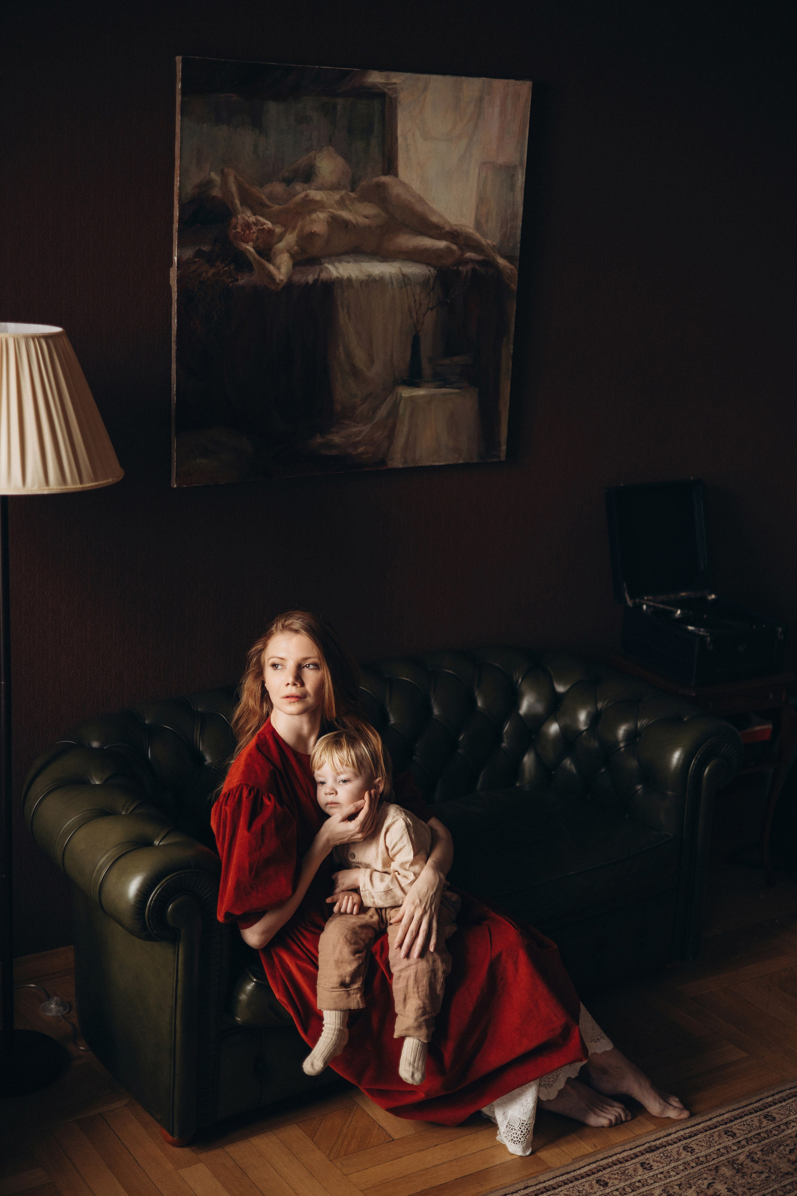 Тоня и Мироша в исторической квартире в центре Москвы. Семейный фотограф в Москве Марина Петра