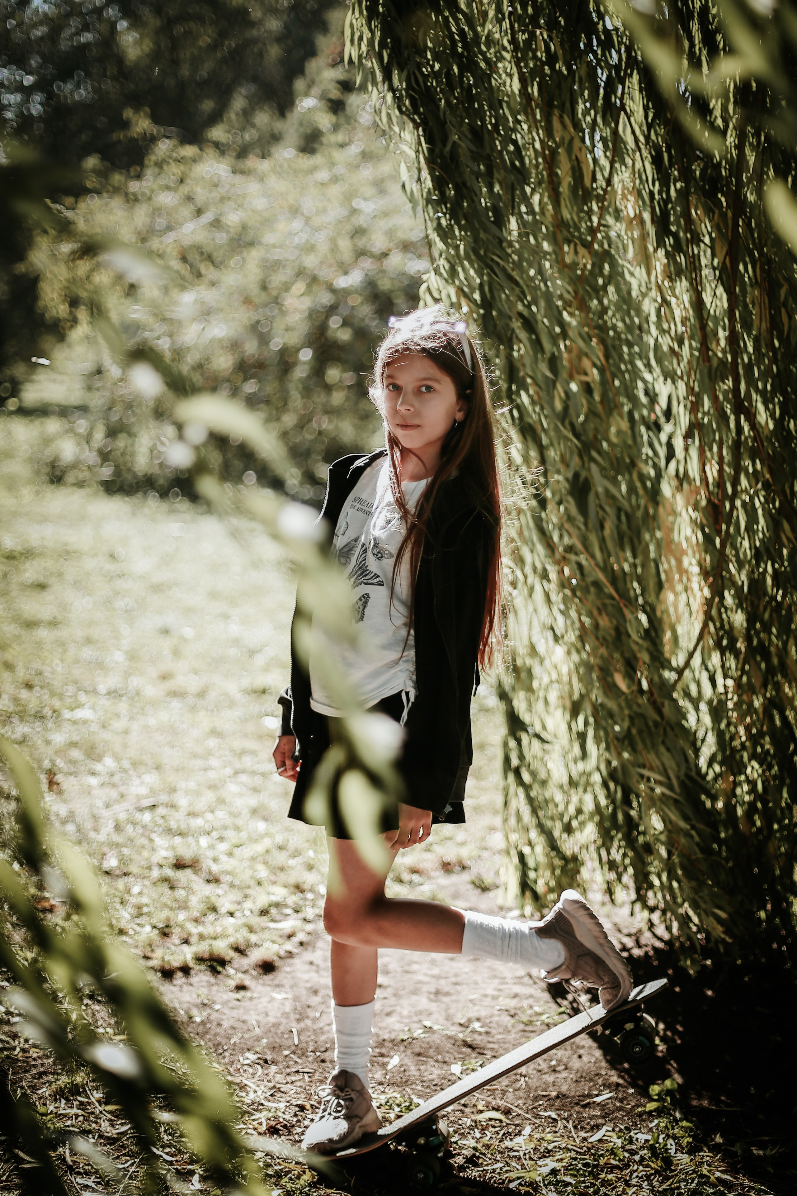 Гульшат и Агния в БотСаду. Антонина Морозова, профессиональный семейный фотограф видеограф