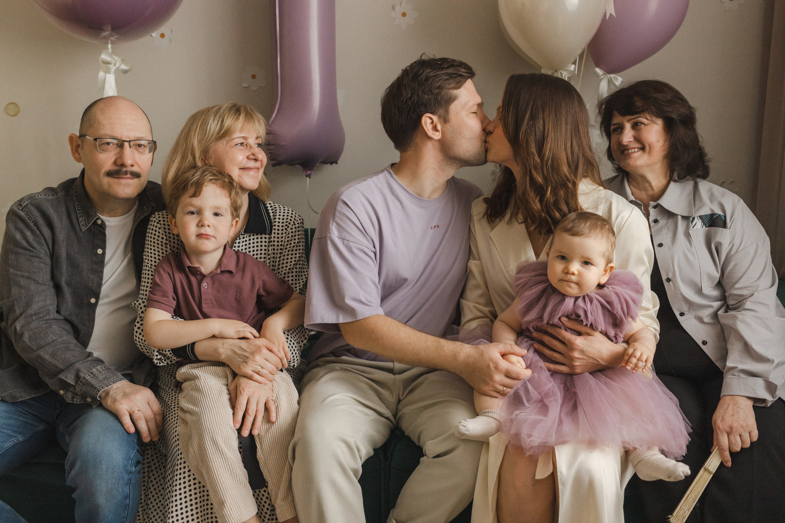 Аглае 1 годик. Семейный фотограф в Москве