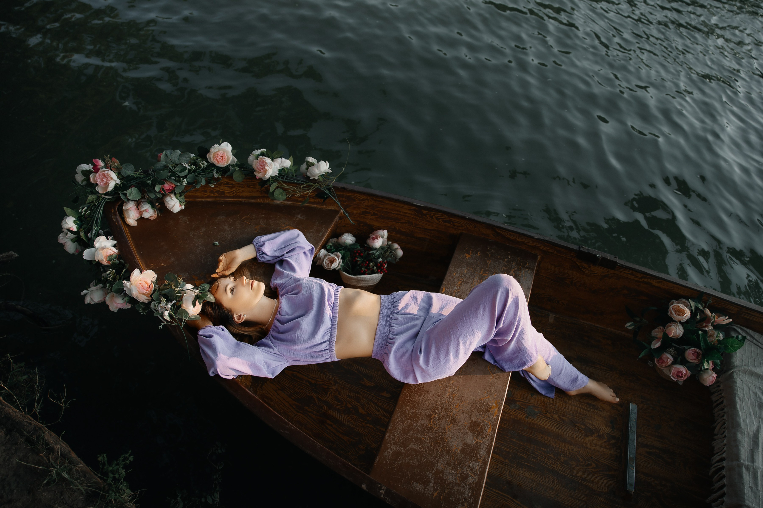 Цветочная лодка. Семейный и детский фотограф в Краснодаре Ксения Новикова