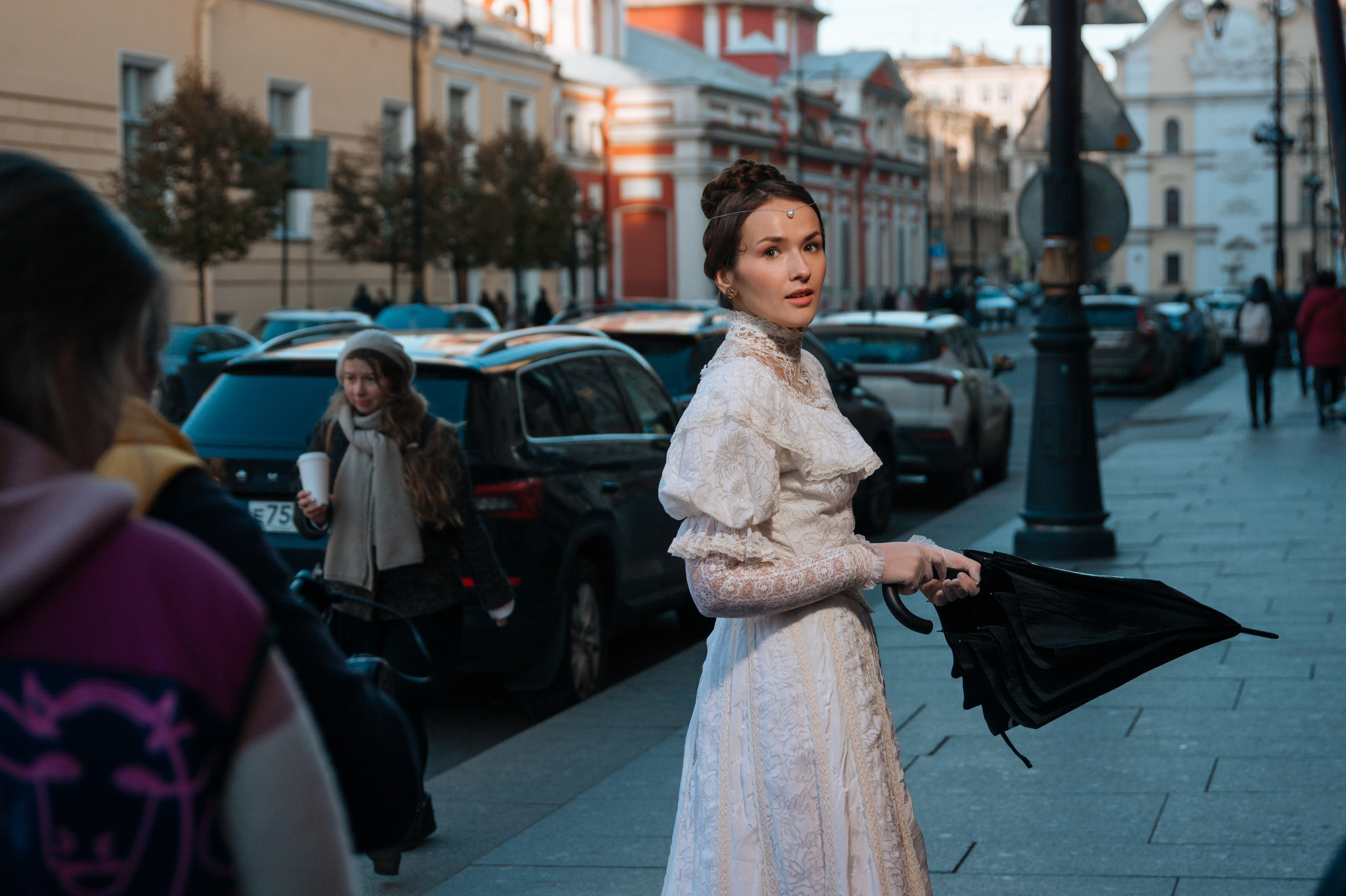 Пушкин в отеле «Оболенский». Съёмка ролика для конкурса. Портретный фотограф в Санкт-Петербурге Дмитриева Наталия