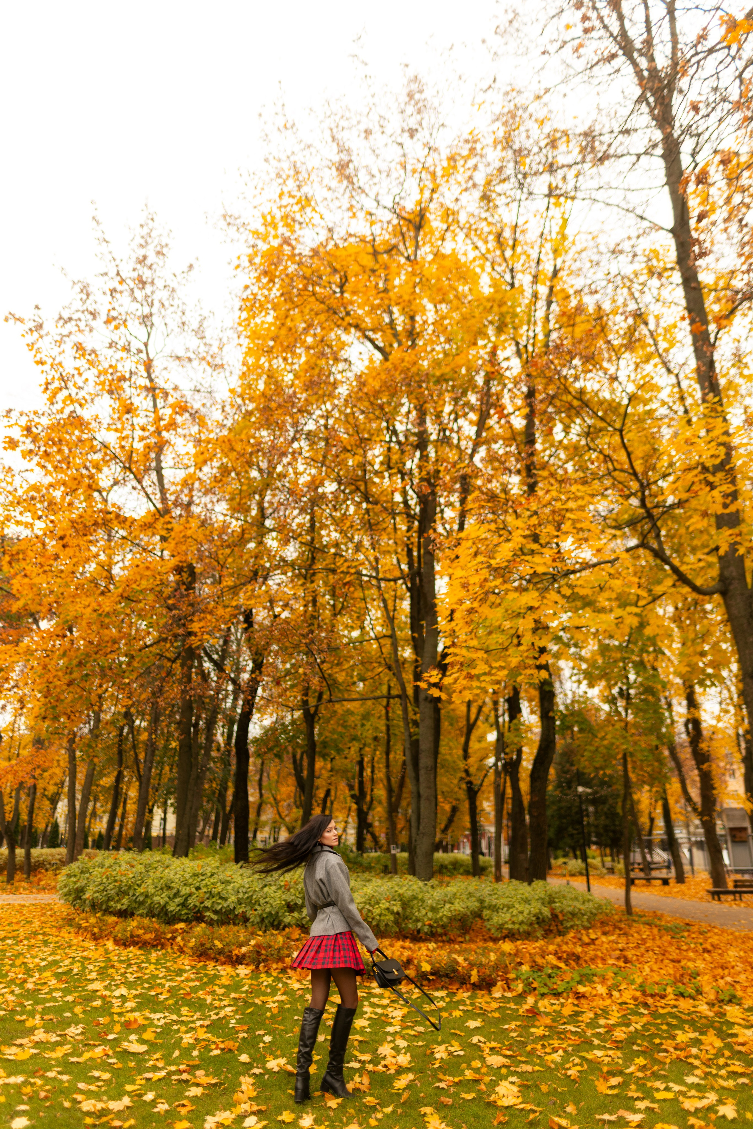 Фотосет с Екатериной в парке на осеннюю тему для «себя»