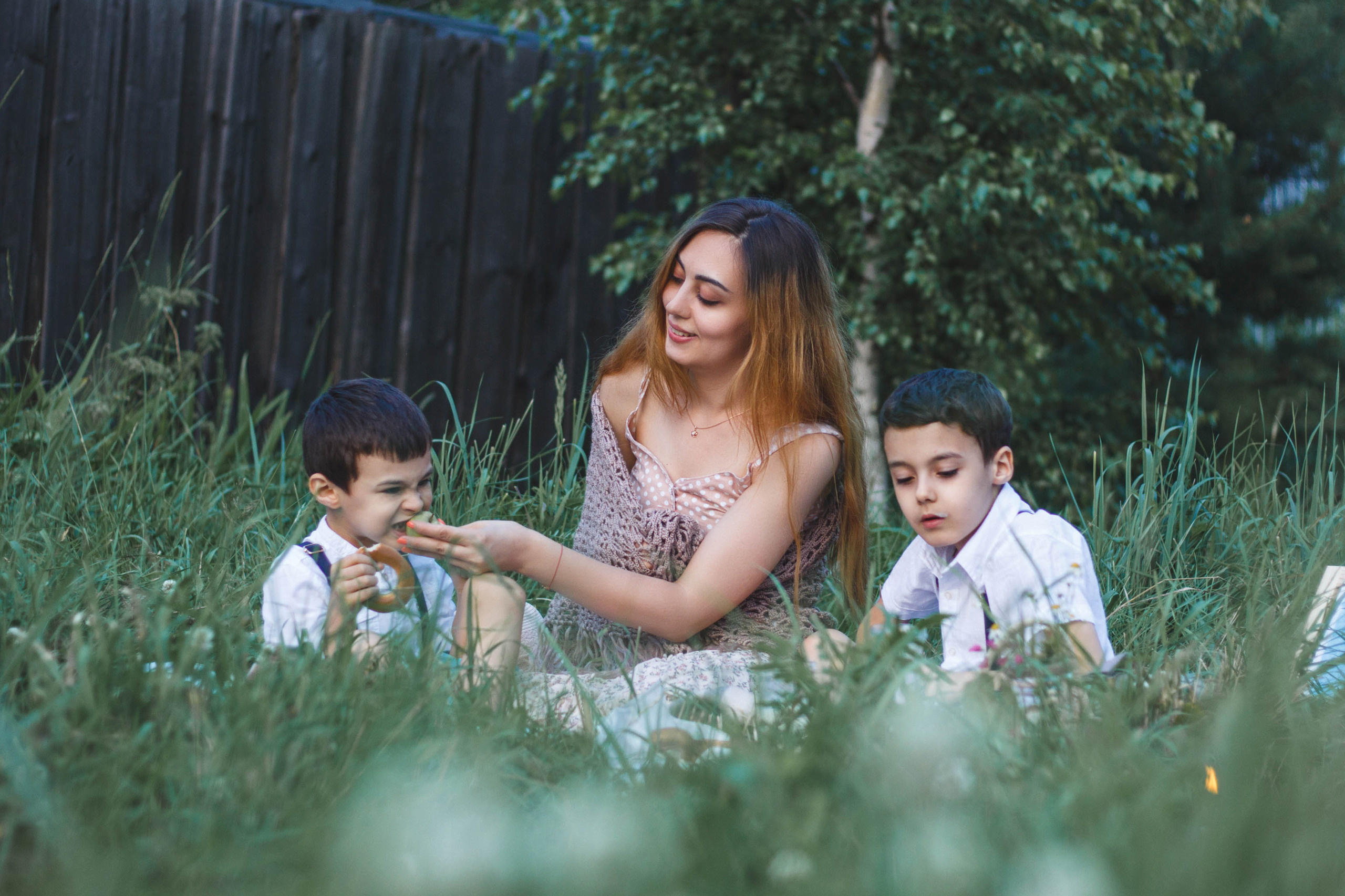 Алия и сыновья. Детский и семейный фотограф в Москве