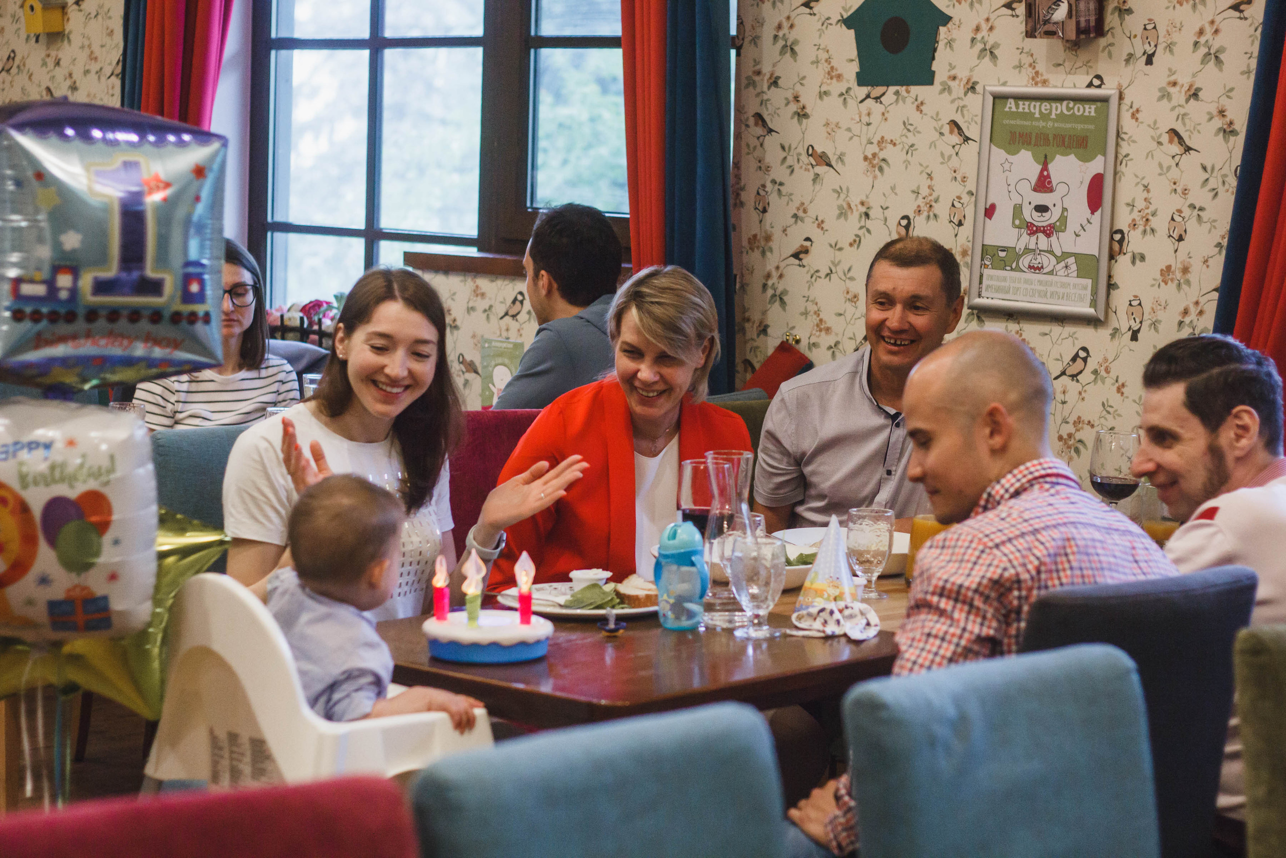 Первый годик Левы. Детский и семейный фотограф в Москве