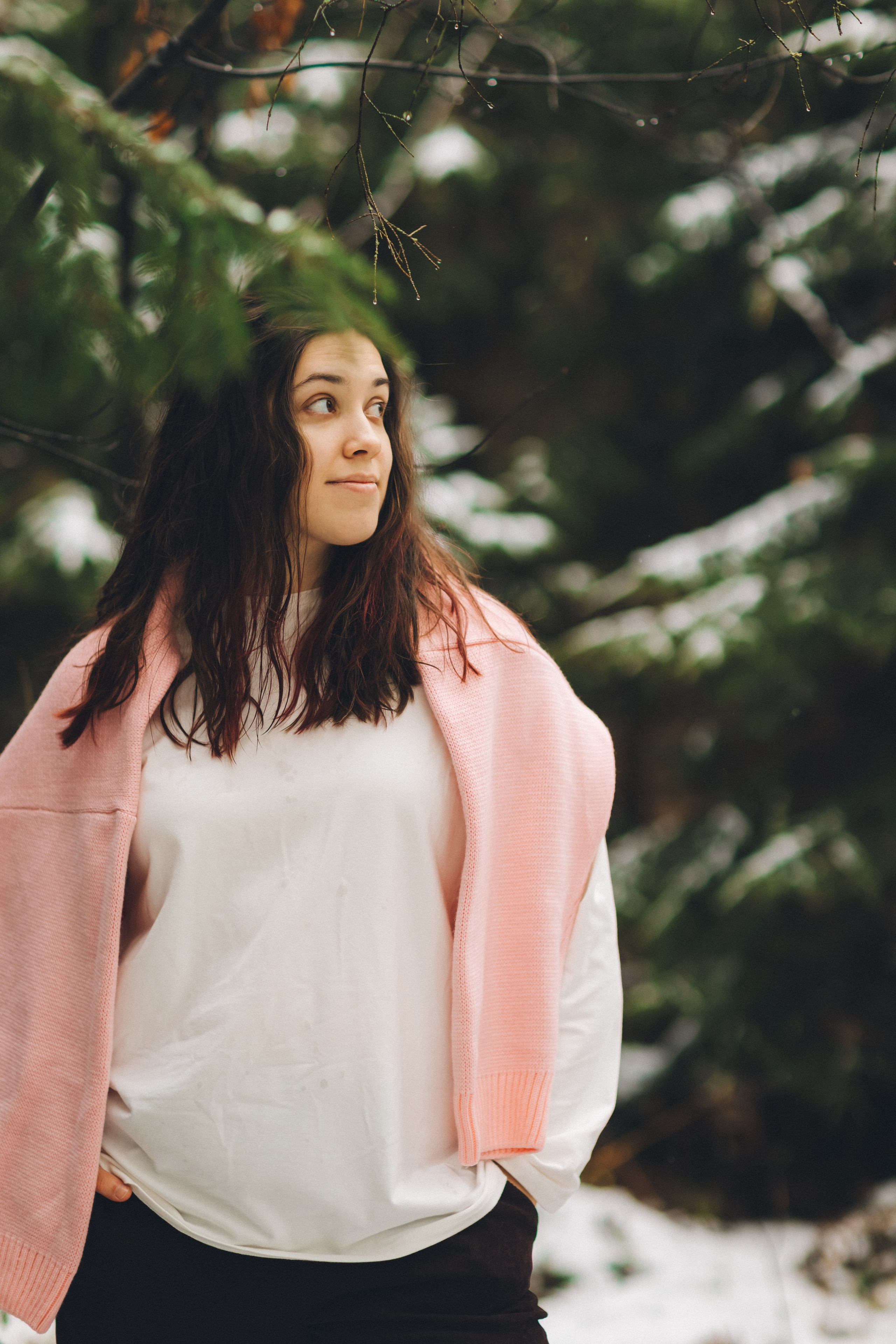 Маша и зима на Балтике. Фотограф Зеленоградск Красильникова Елена