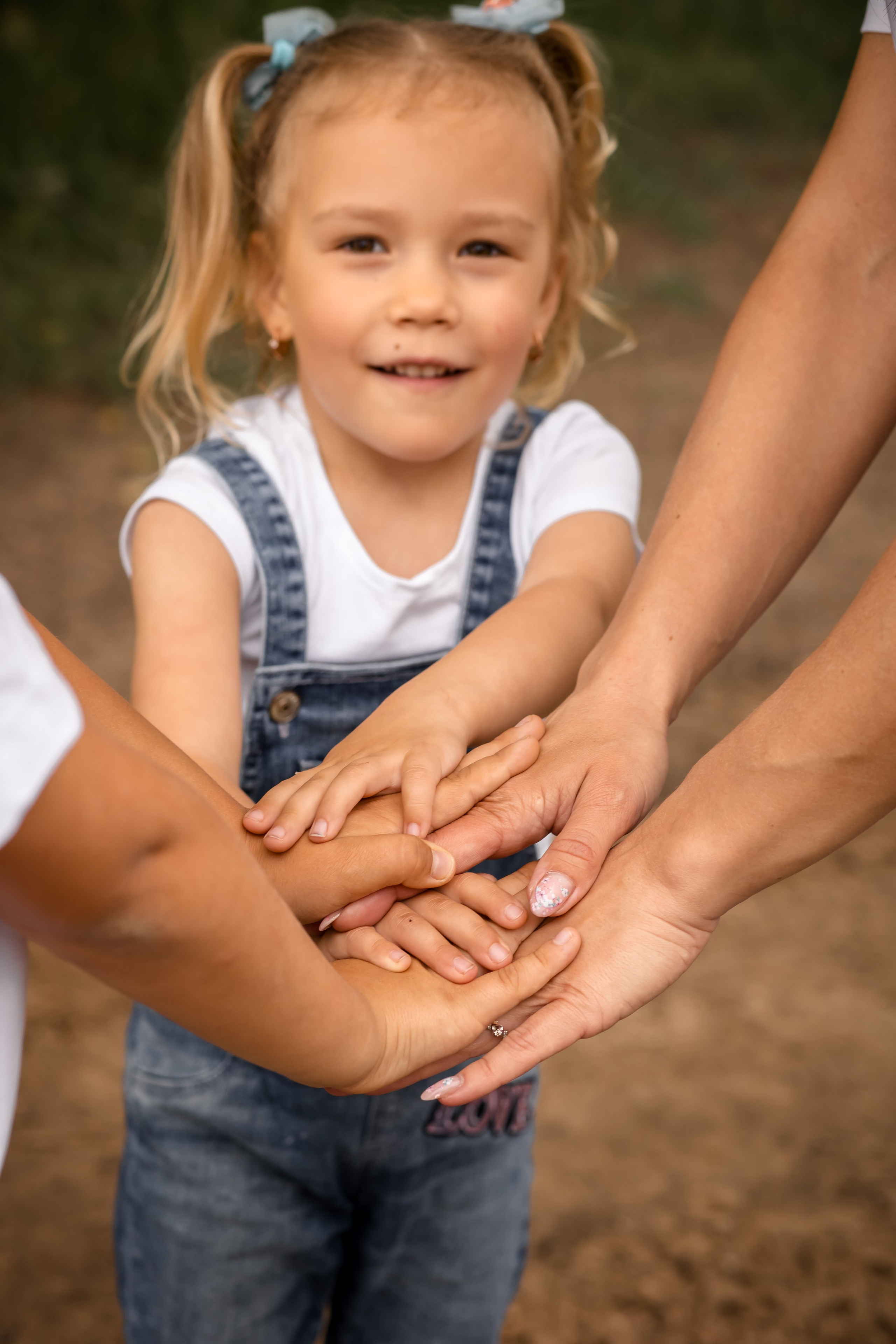 Катя с детками