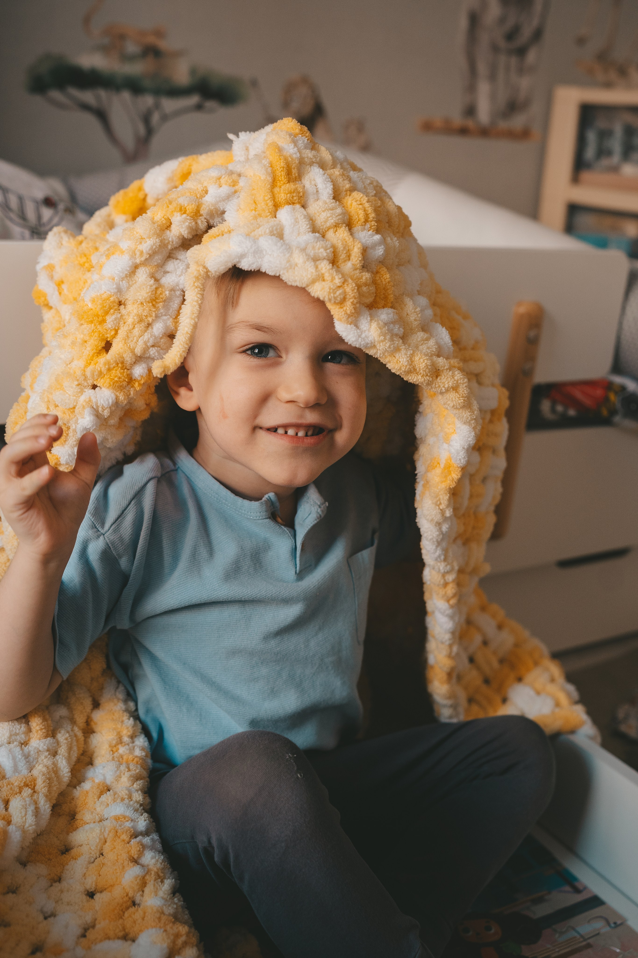 Домашняя семейная съемка: мама и сын. Фотограф Екатерина Канчалаба