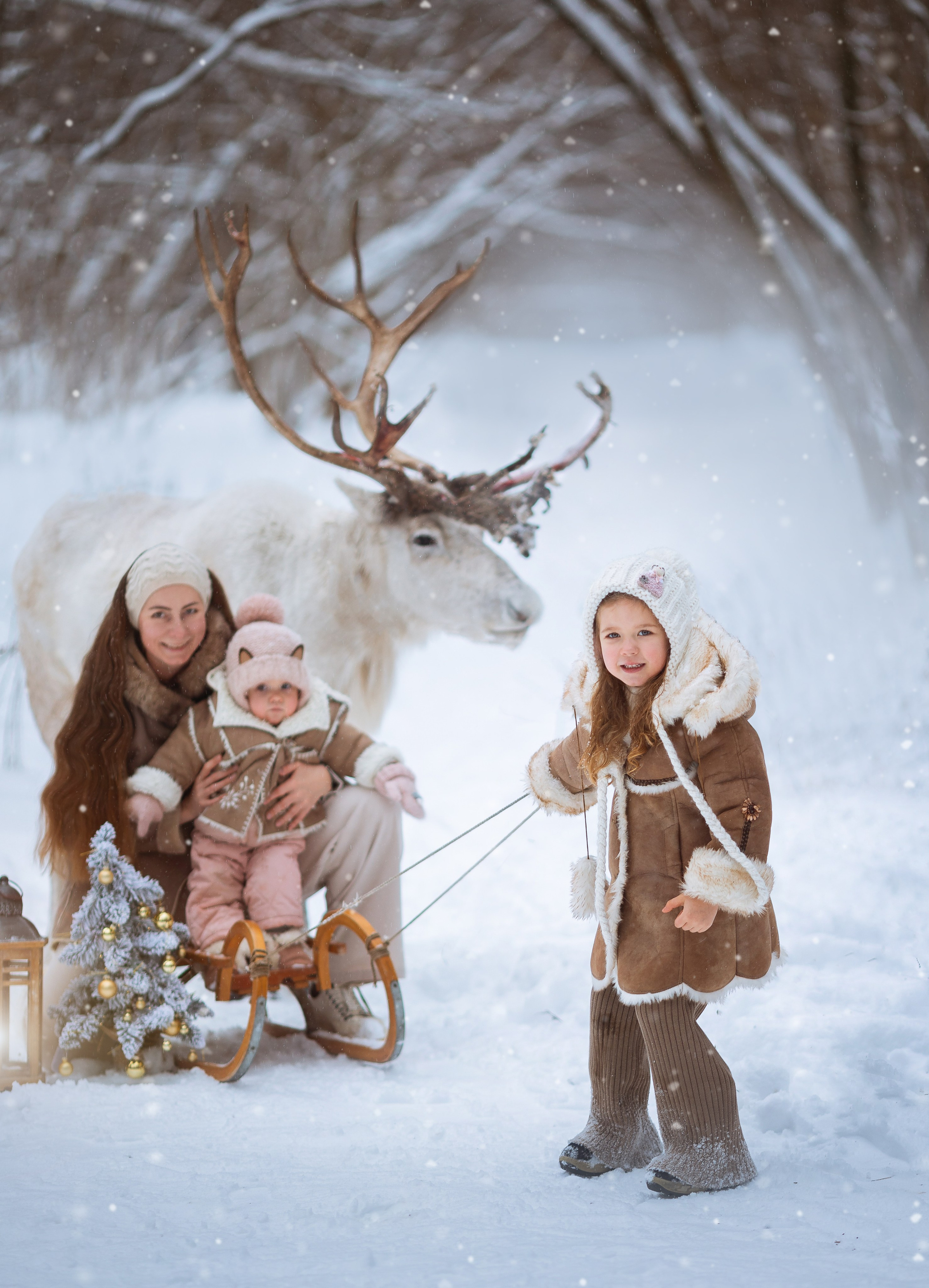 Фотосессии с оленями. Фотограф Лия Милк | Москва, Подмосковье