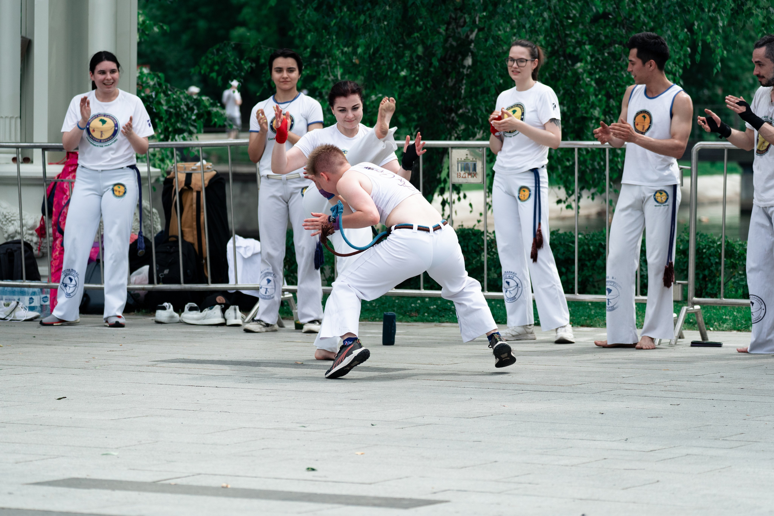 Открытый класс AXE Capoeira на фестивале неолимписких видов спорта на ВДНХ 2025 г:. Фотограф в Москве Ткаченко Владимир