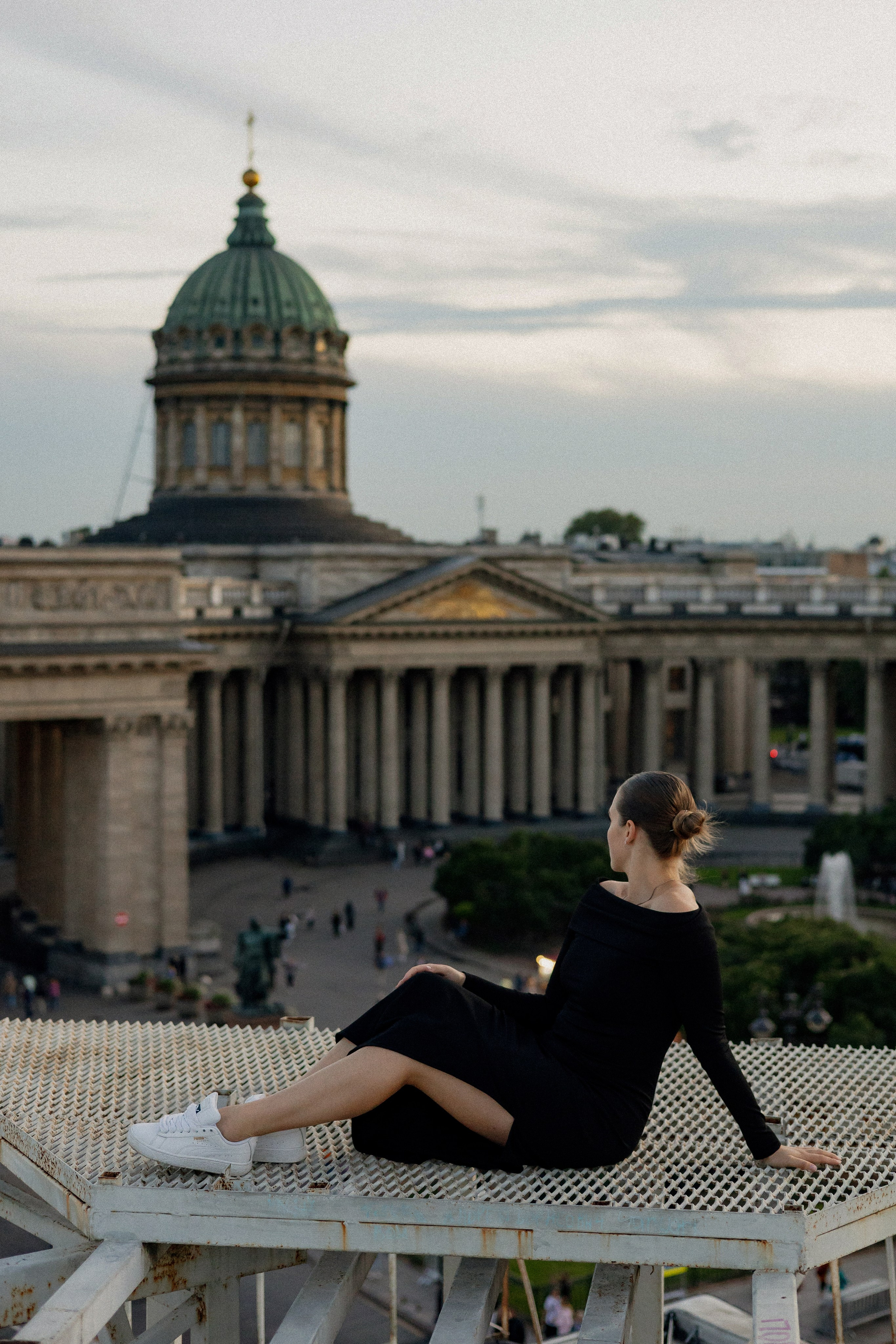 Романтика питерских крыш. Свадебный фотограф в Санкт-Петербурге Ксения Кобышева