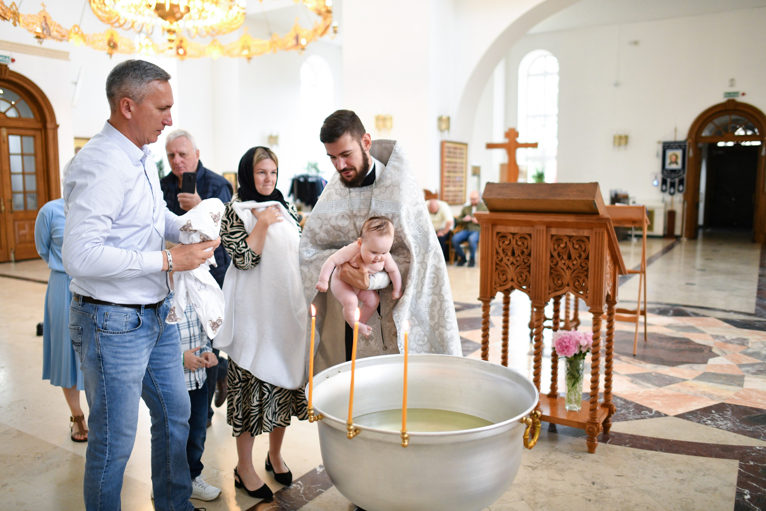 Крещение Александры. Свадебный и портретный фотограф в Москве Галина Борисова