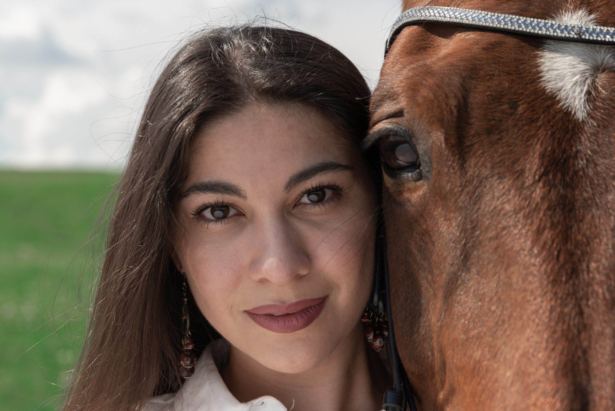 Кристина и конь Неон. Фотограф в Санкт-Петербурге Виктор Кудряшов