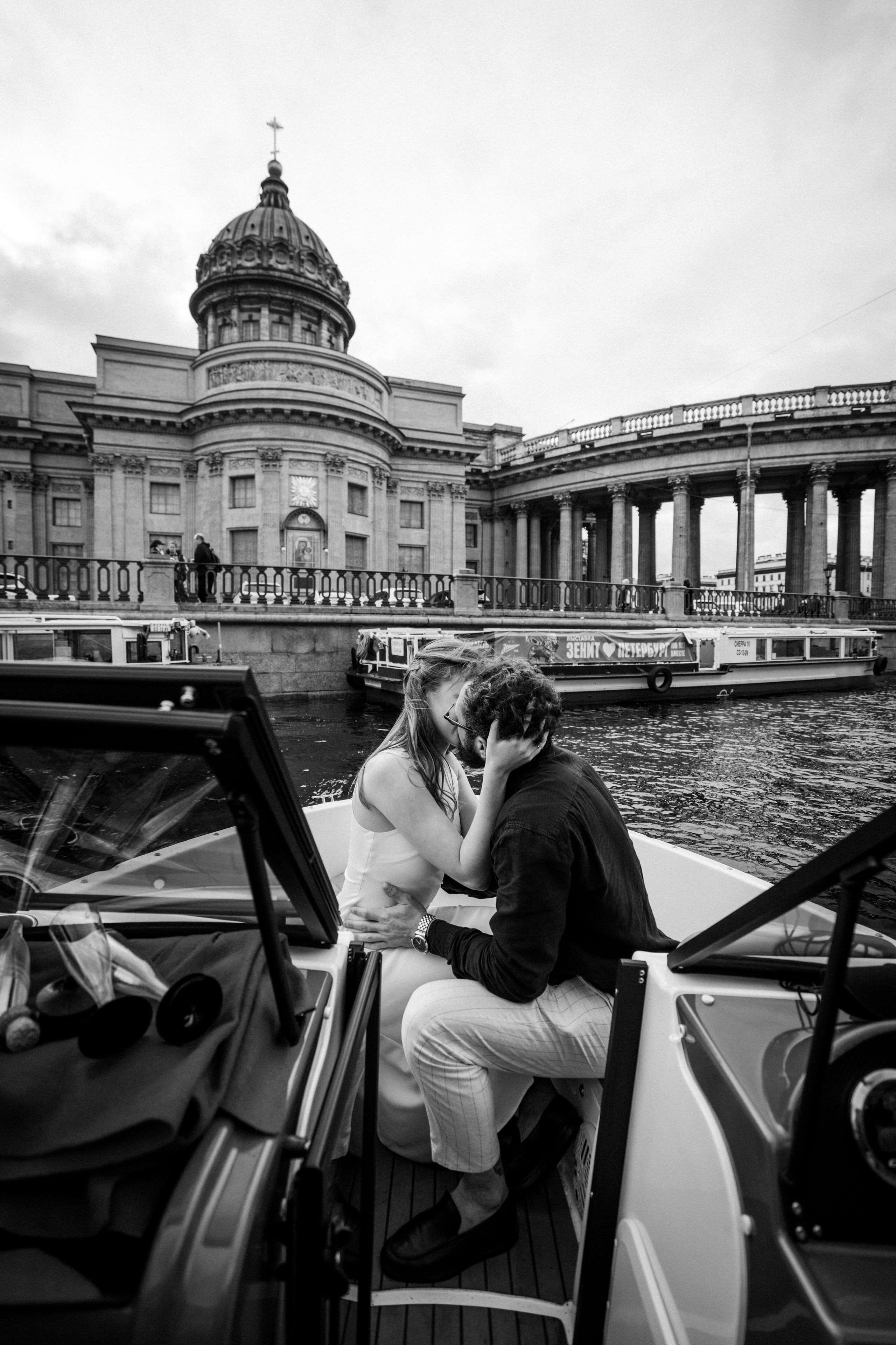 Предложение на корабле. Фотограф в Санкт-Петербурге